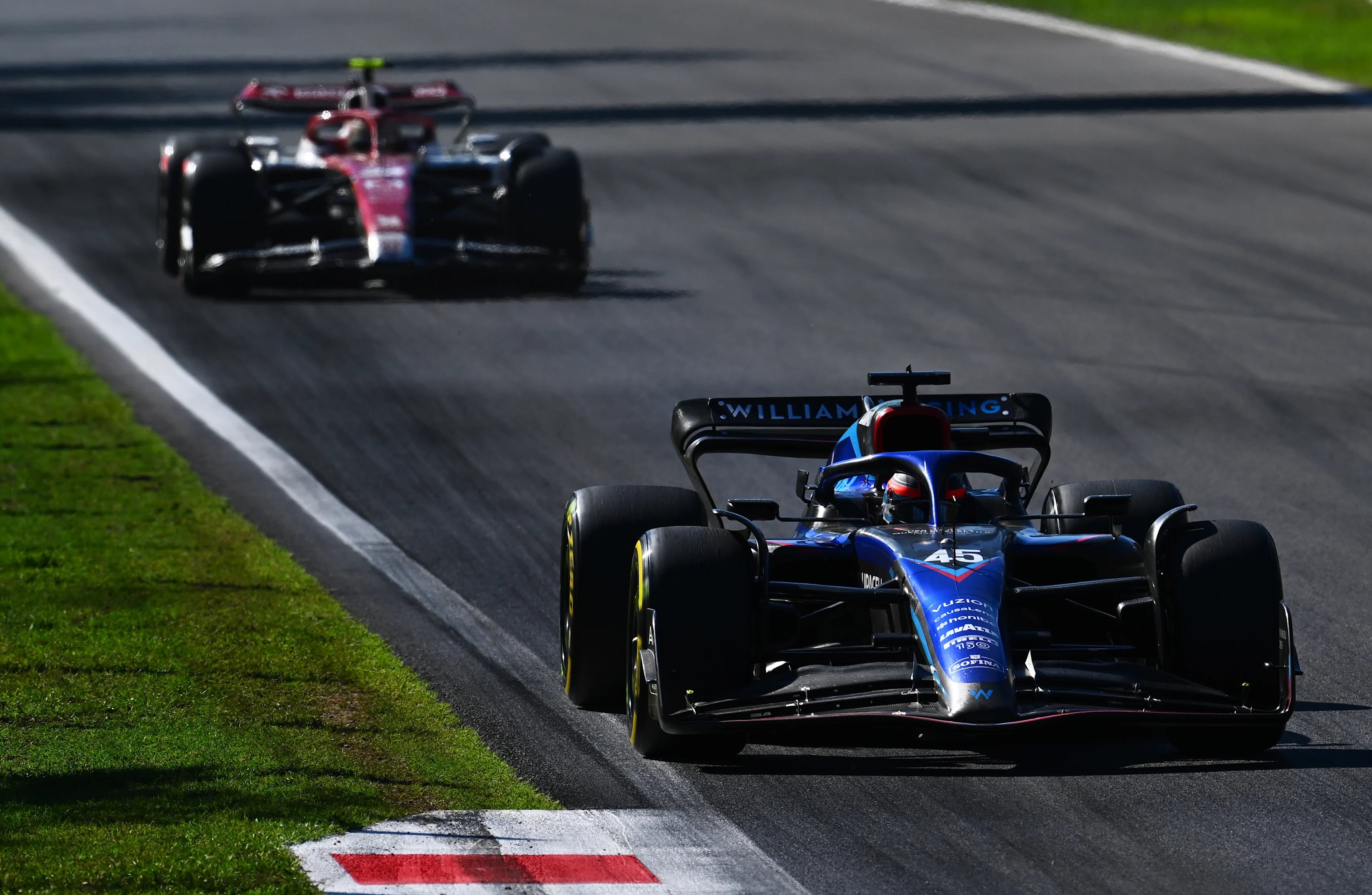 MONZA, ITALY - SEPTEMBER 11: Nyck de Vries of Netherlands driving the (45) Williams FW44 Mercedes