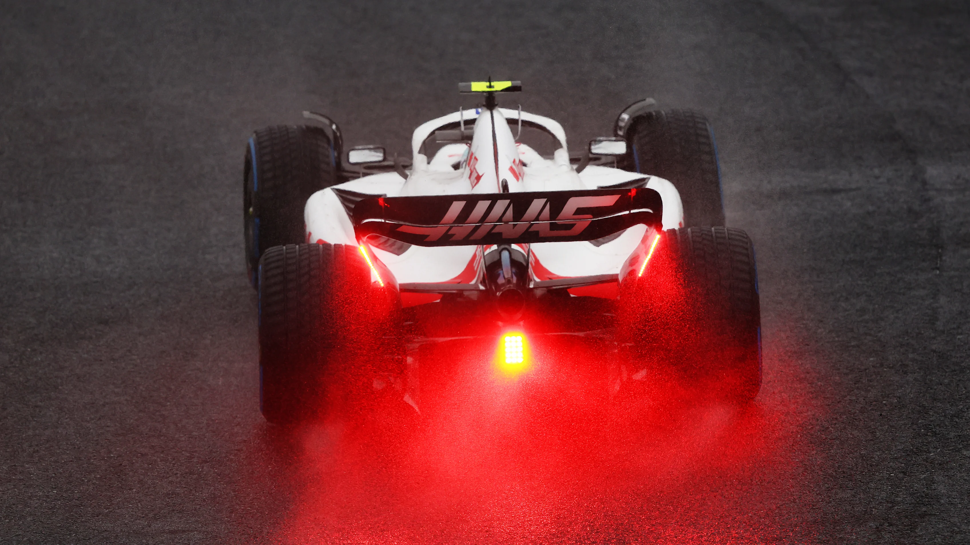 SUZUKA, JAPAN - OCTOBER 09: Mick Schumacher of Germany driving the (47) Haas F1 VF-22 Ferrari on