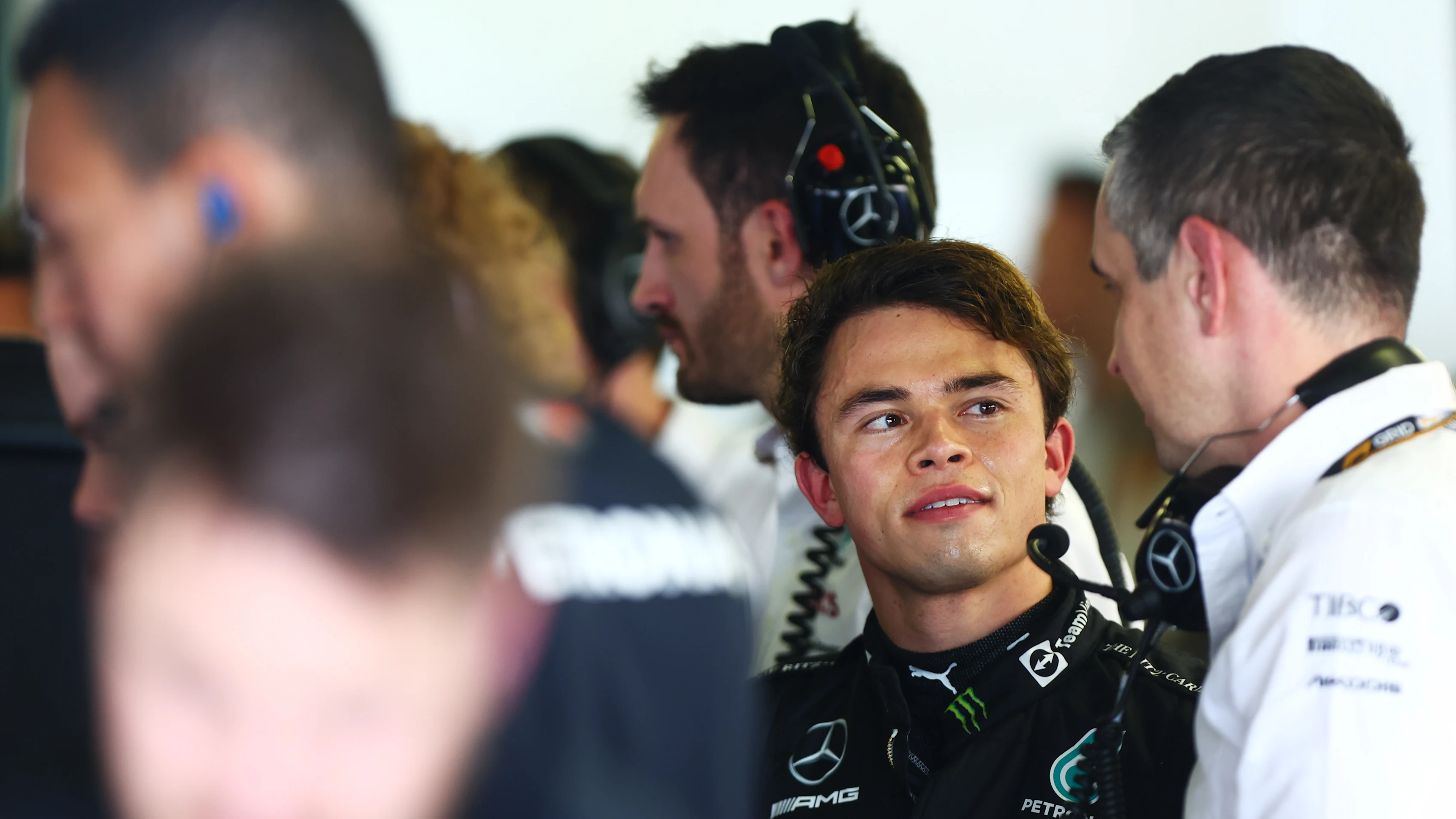 MEXICO CITY, MEXICO - OCTOBER 28: Nyck de Vries of Netherlands, Mercedes Test and Reserve Driver