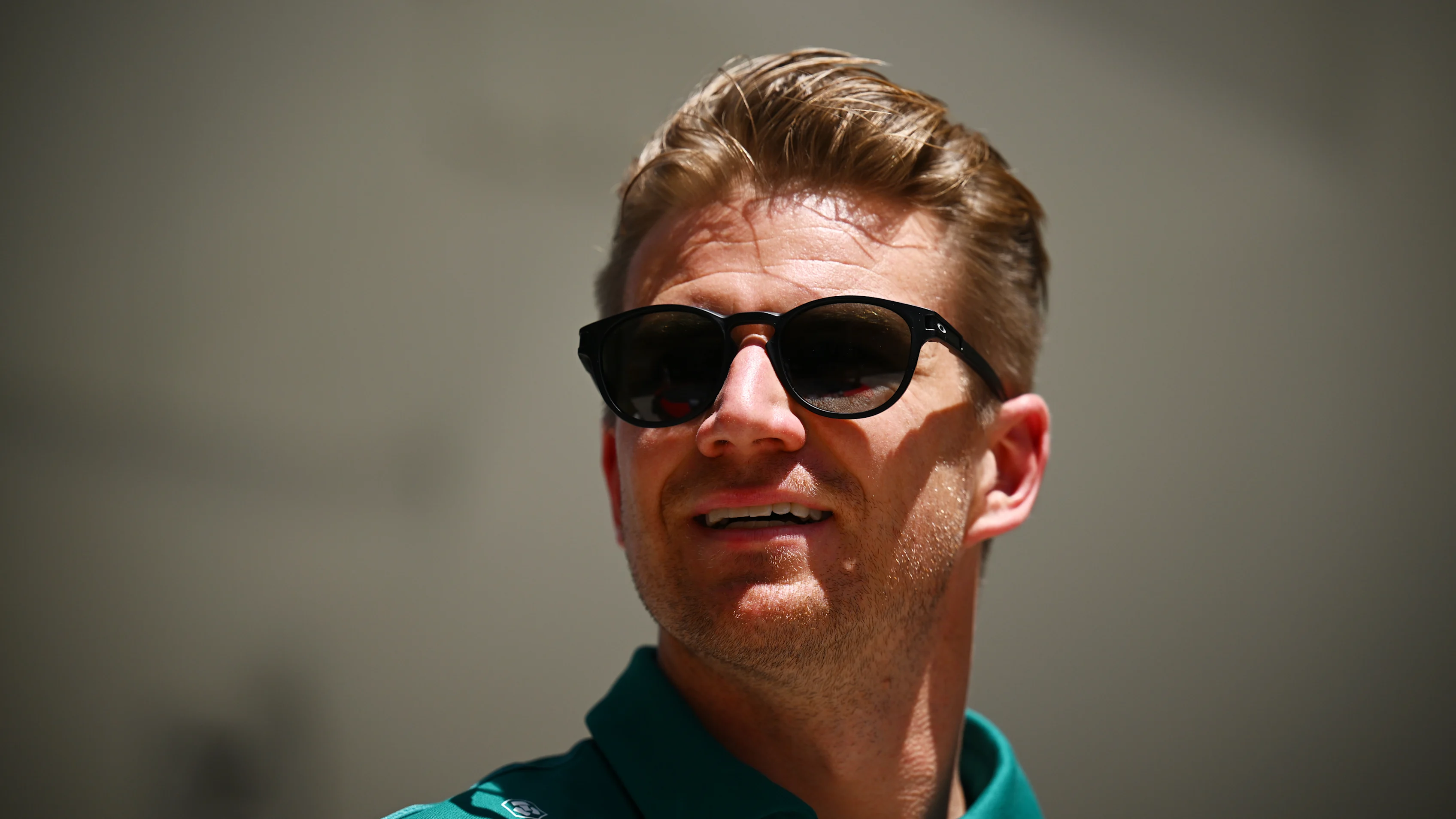 MIAMI, FLORIDA - MAY 06: Nico Hulkenberg of Germany, Reserve Driver for Aston Martin F1 Team, looks