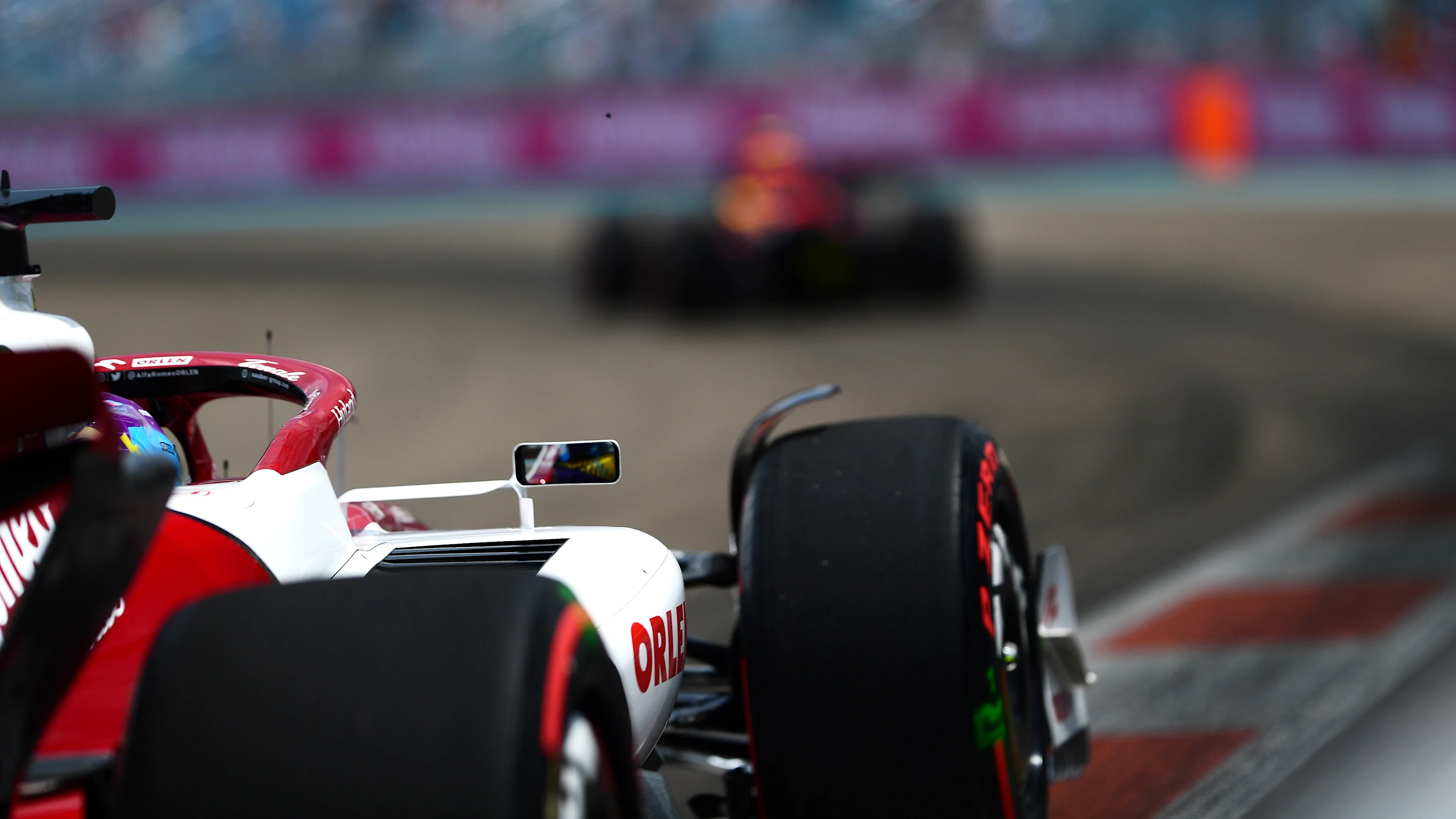 MIAMI, FLORIDA - MAY 07: Valtteri Bottas of Finland driving the (77) Alfa Romeo F1 C42 Ferrari on