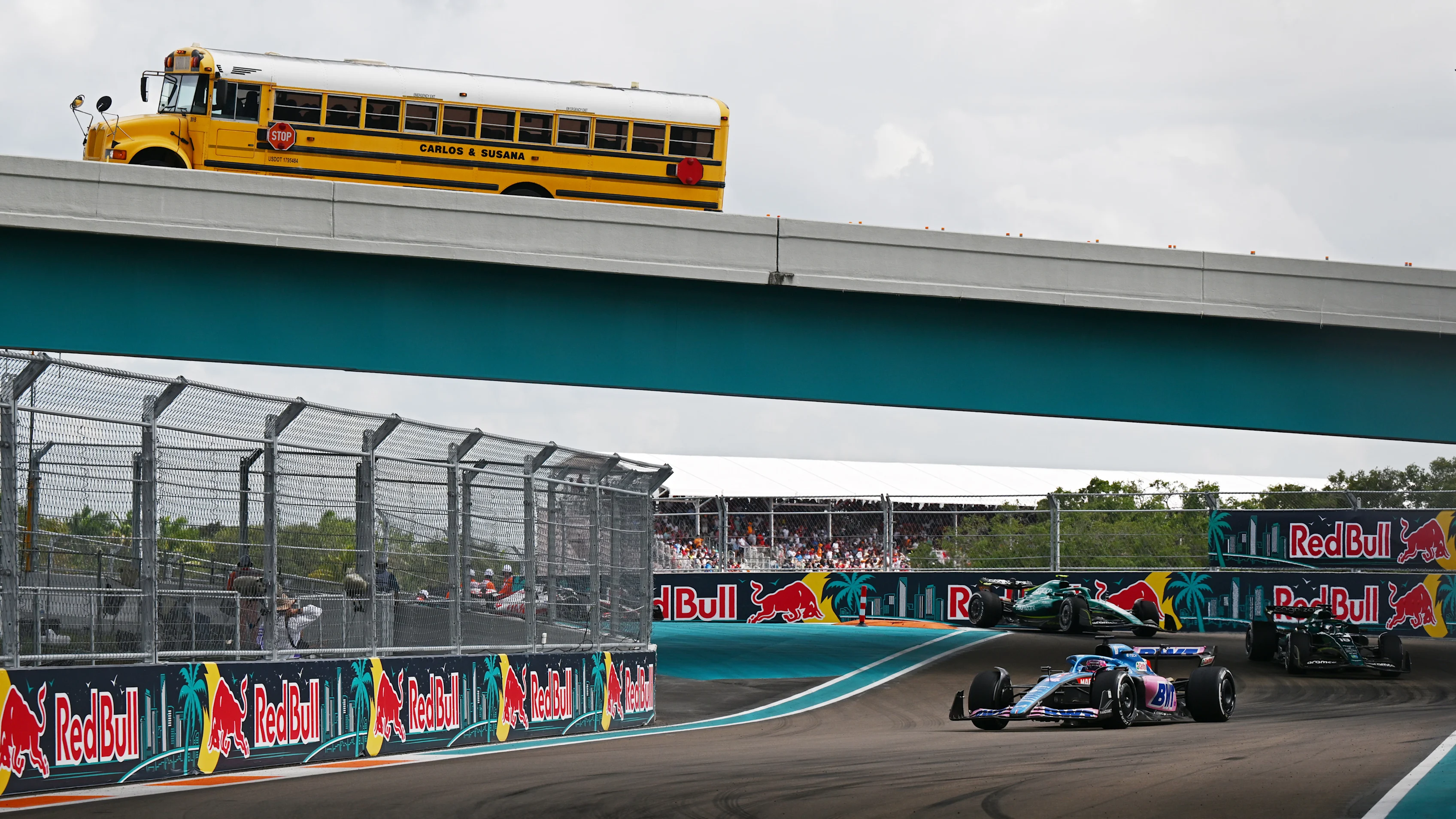 MIAMI, FLORIDA - MAY 08: Fernando Alonso of Spain driving the (14) Alpine F1 A522 Renault on track during the F1 Grand Prix of Miami at the Miami International Autodrome on May 08, 2022 in Miami, Florida. (Photo by Clive Mason - Formula 1/Formula 1 via Getty Images)
