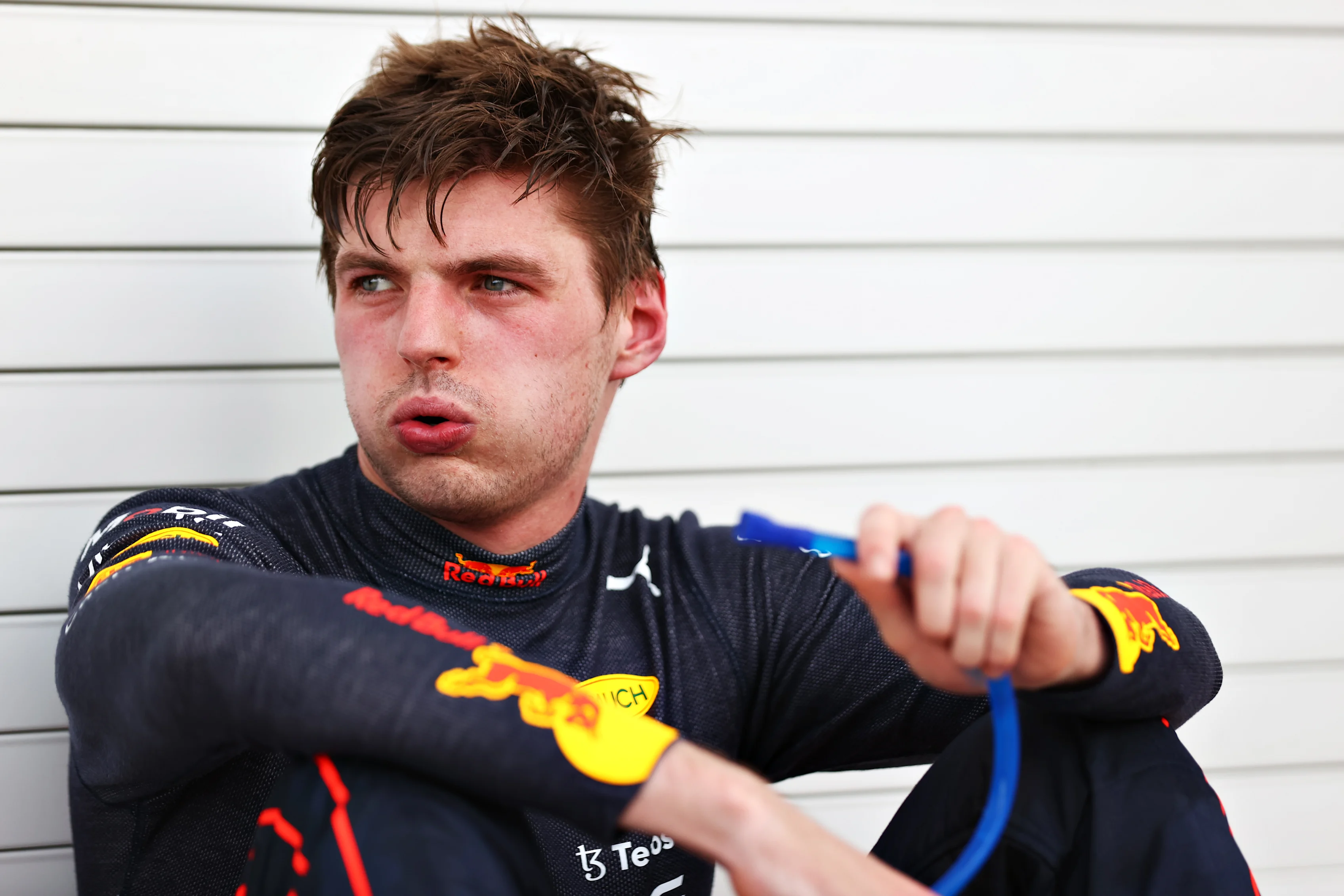 MIAMI, FLORIDA - MAY 08: Race winner Max Verstappen of the Netherlands and Oracle Red Bull Racing