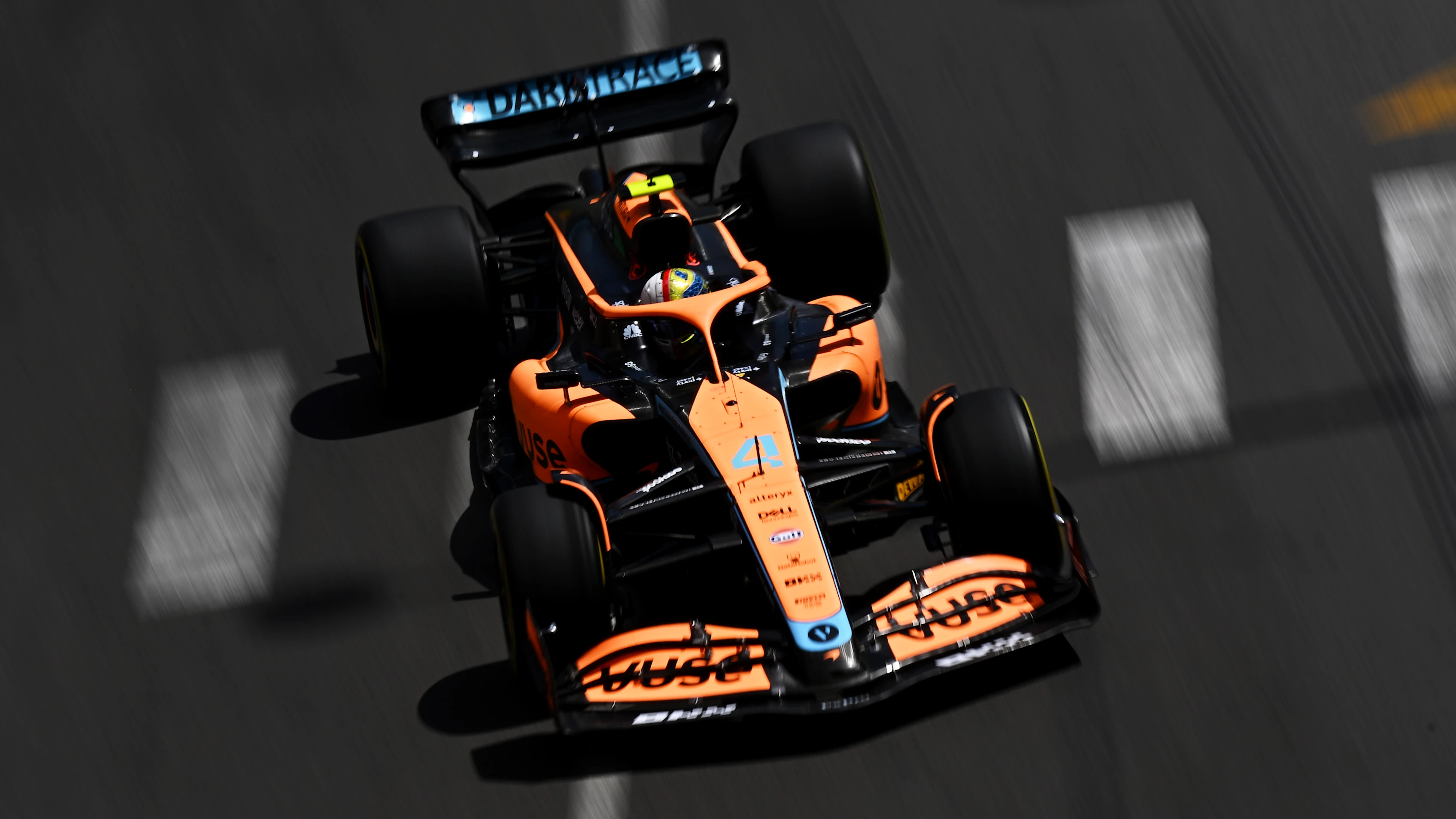 MONTE-CARLO, MONACO - MAY 27: Lando Norris of Great Britain driving the (4) McLaren MCL36 Mercedes