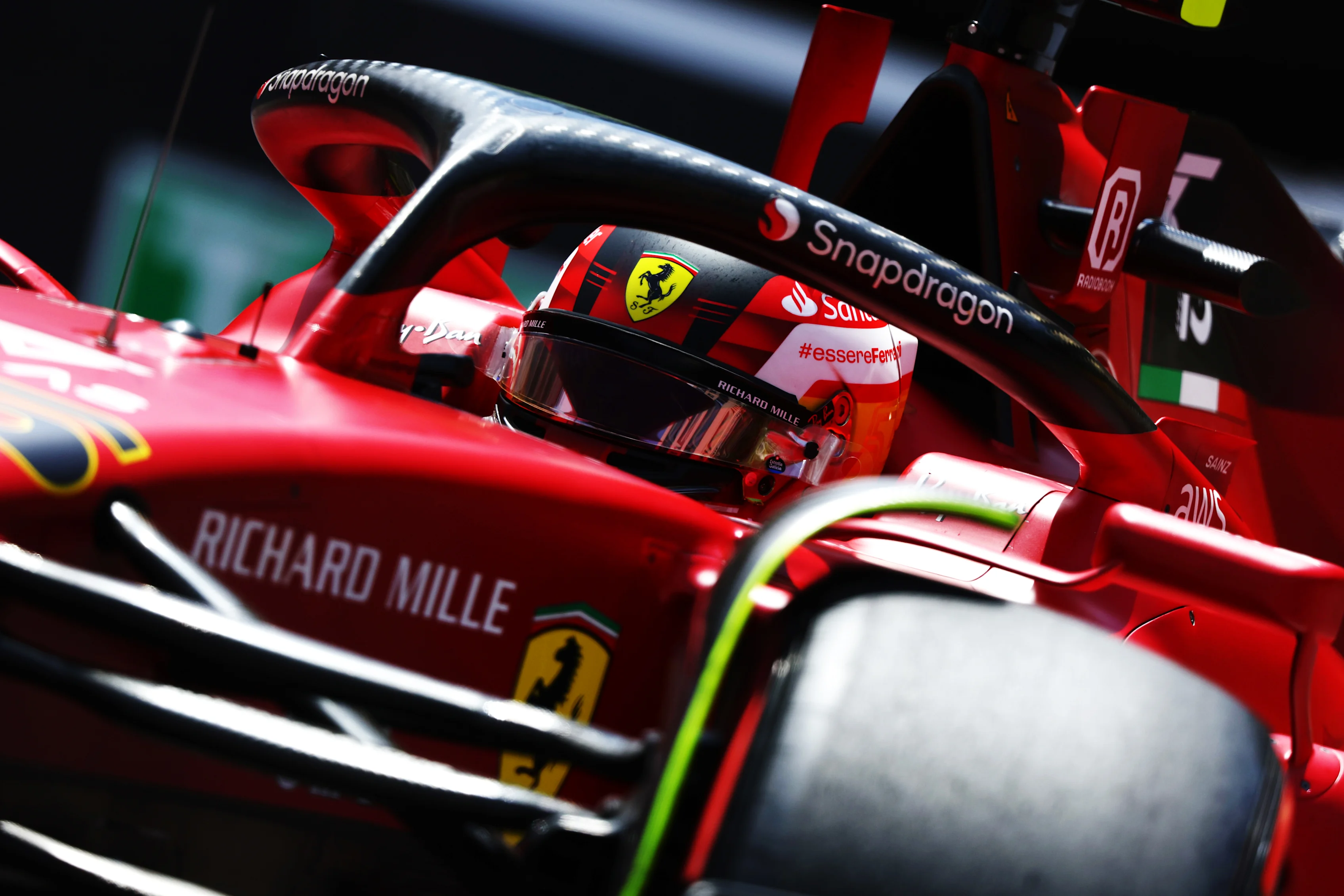 MONTE-CARLO, MONACO - MAY 28: Carlos Sainz of Spain driving (55) the Ferrari F1-75 on track during