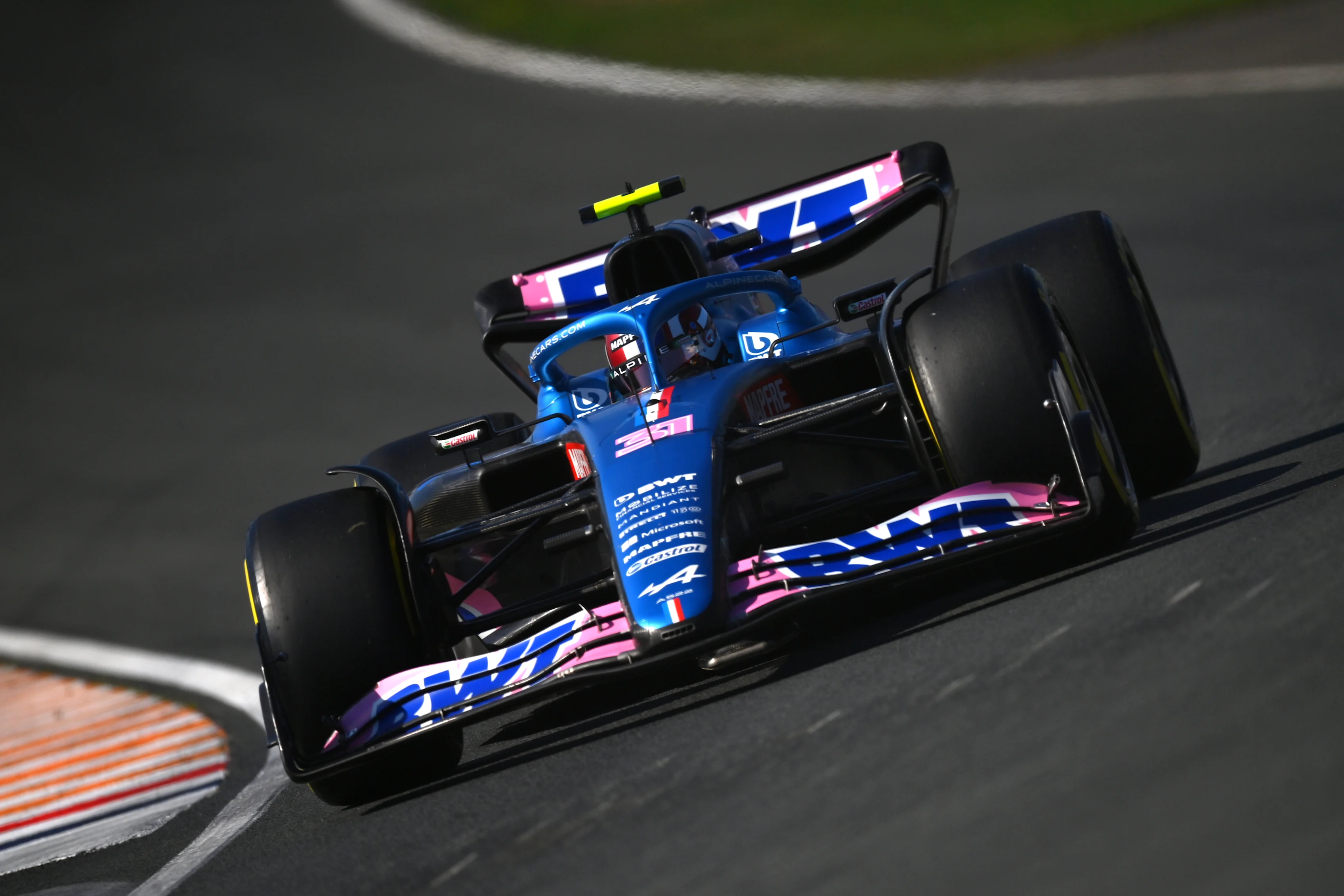 ZANDVOORT, NETHERLANDS - SEPTEMBER 03: Esteban Ocon of France driving the (31) Alpine F1 A522