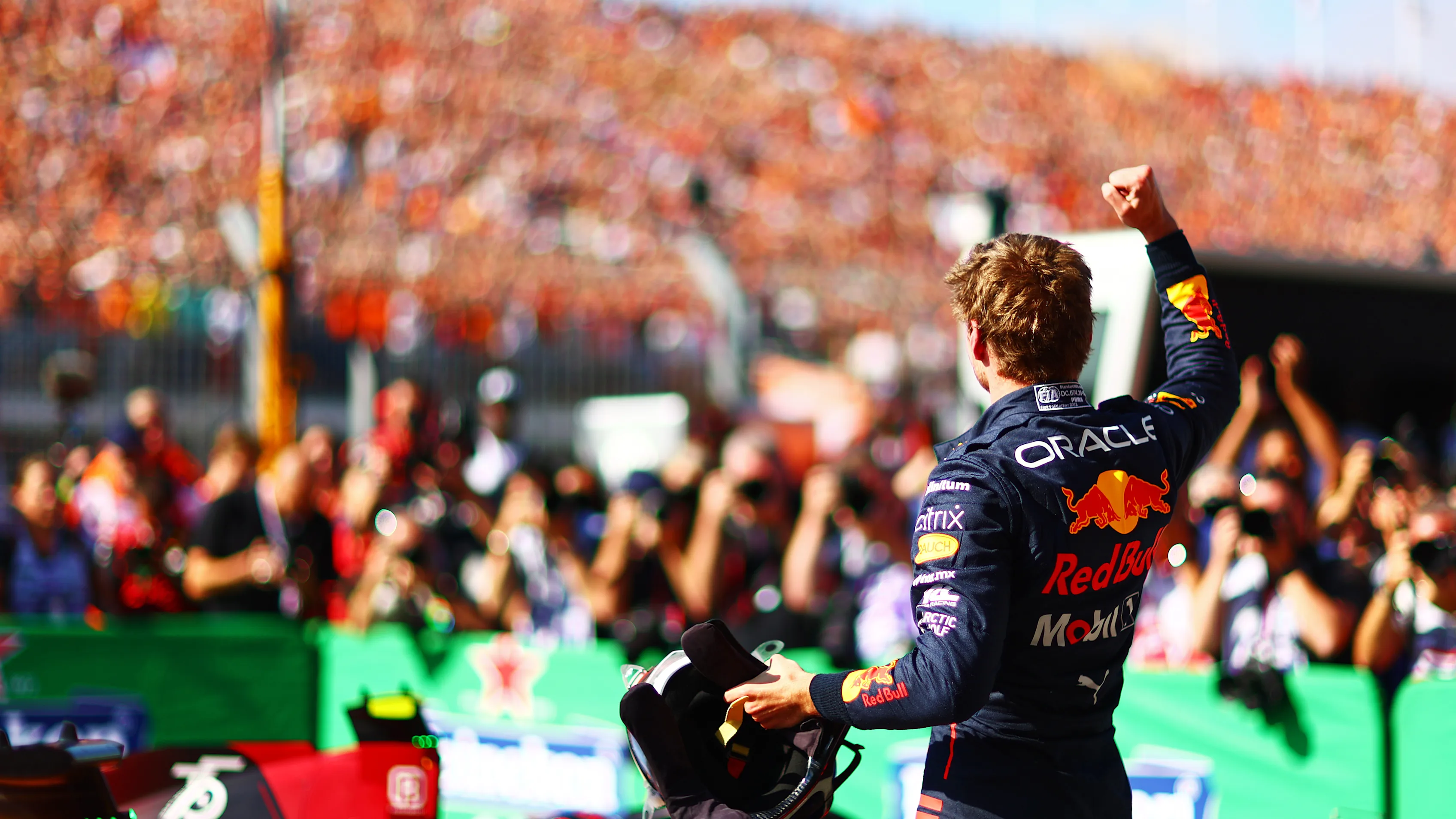 ZANDVOORT, NETHERLANDS - SEPTEMBER 03: Pole position qualifier Max Verstappen of the Netherlands