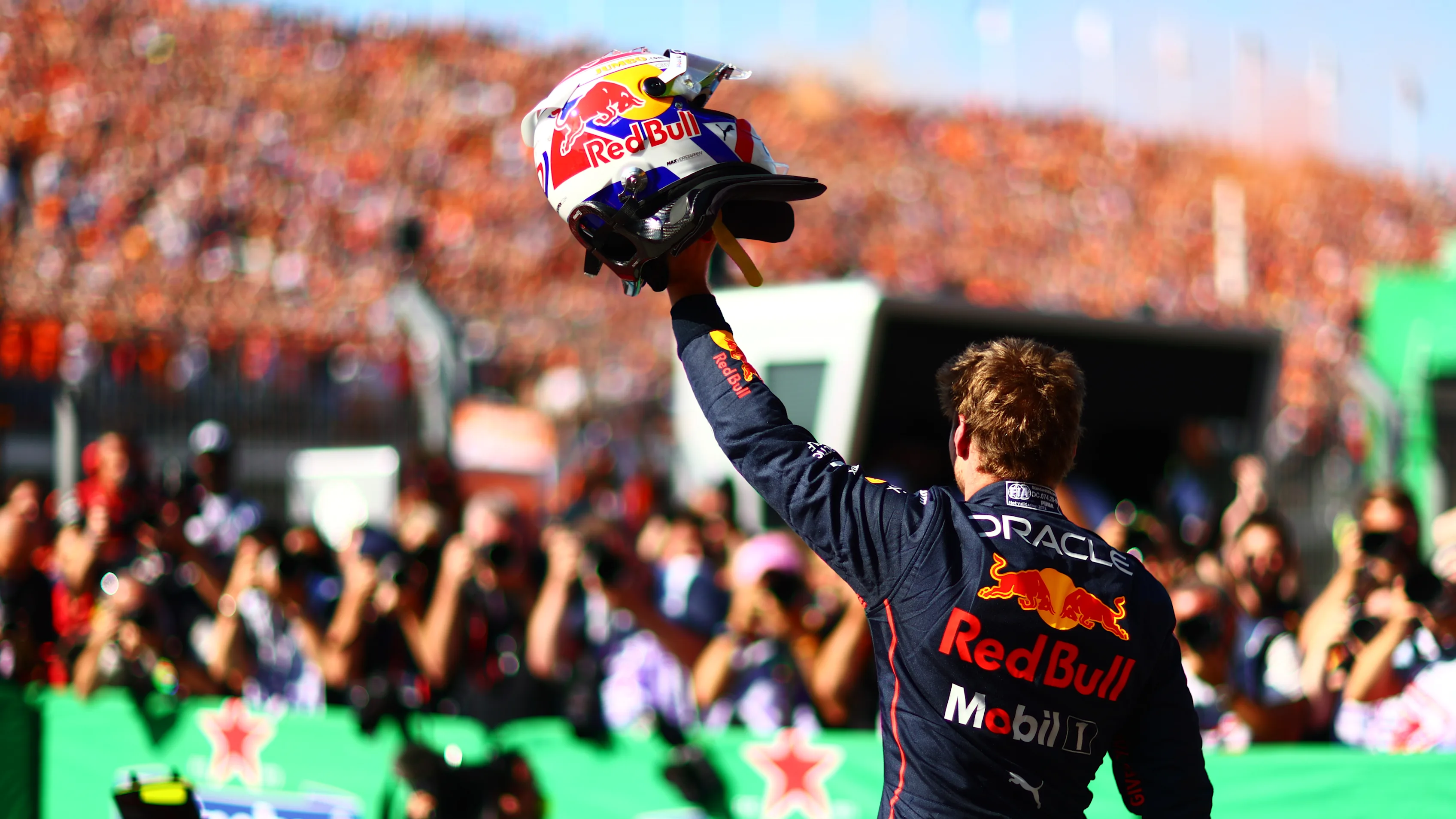 ZANDVOORT, NETHERLANDS - SEPTEMBER 03: Pole position qualifier Max Verstappen of the Netherlands