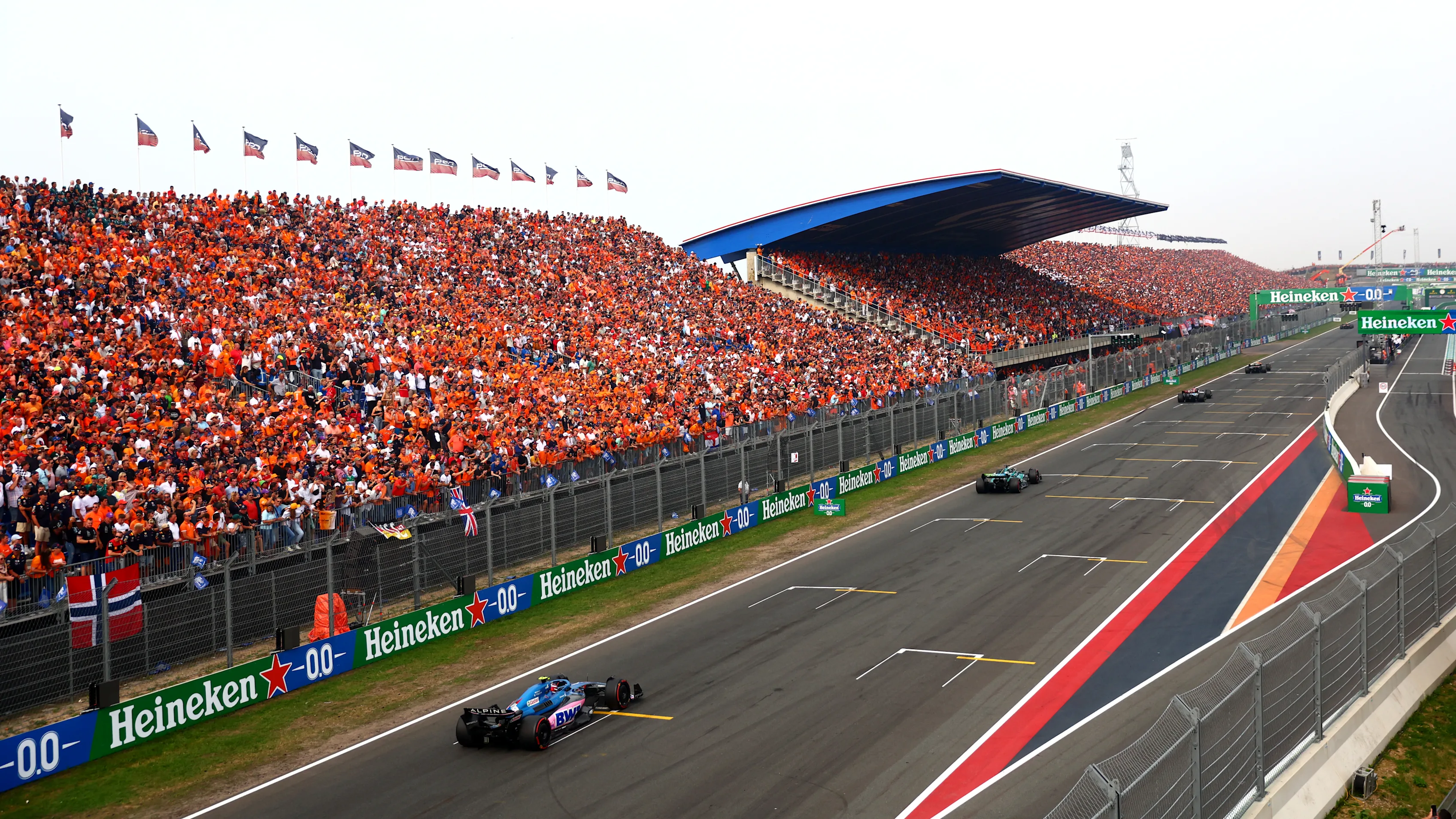 ZANDVOORT, NETHERLANDS - SEPTEMBER 04: Esteban Ocon of France driving the (31) Alpine F1 A522