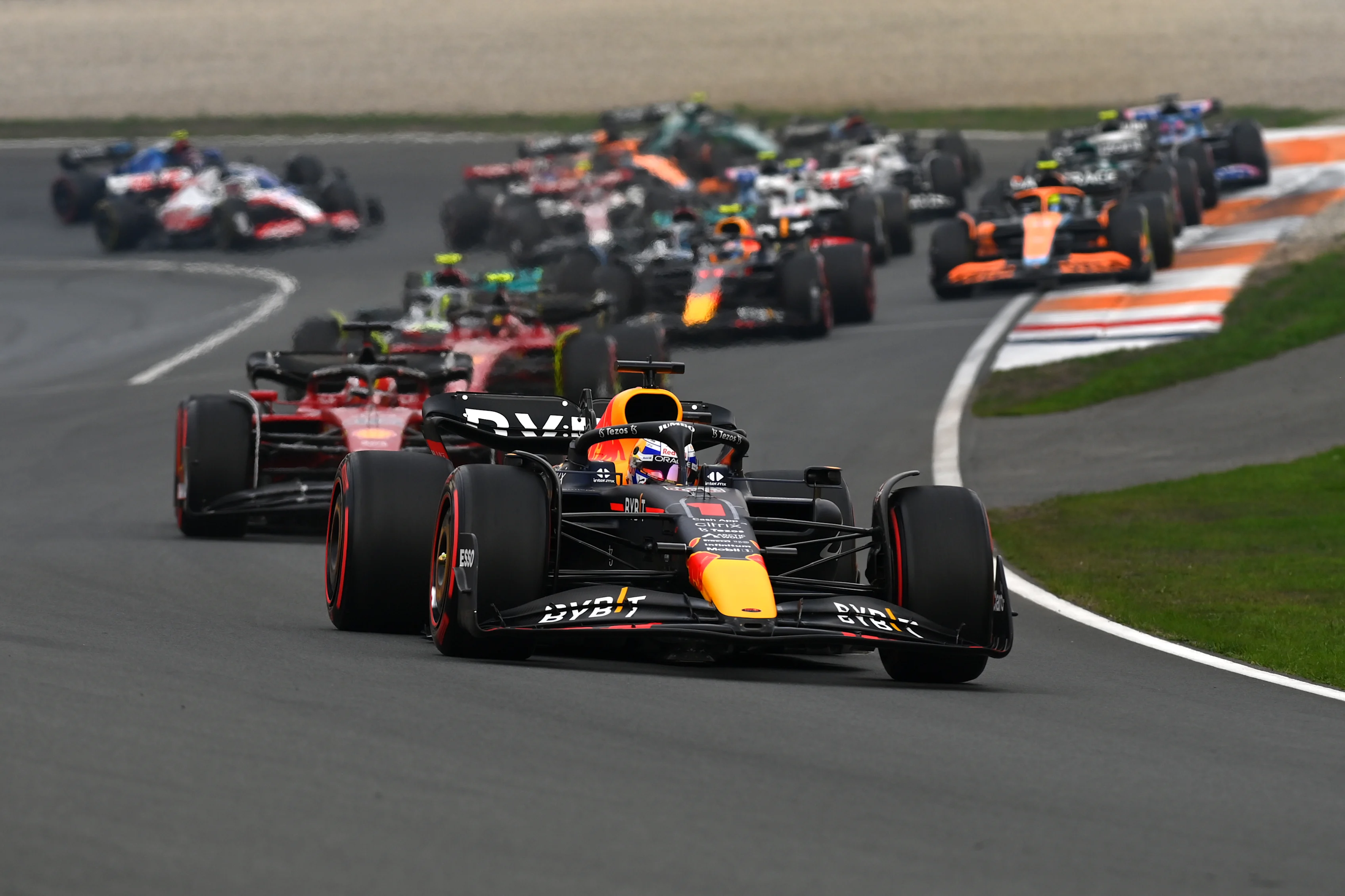 ZANDVOORT, NETHERLANDS - SEPTEMBER 04: Max Verstappen of the Netherlands driving the (1) Oracle Red