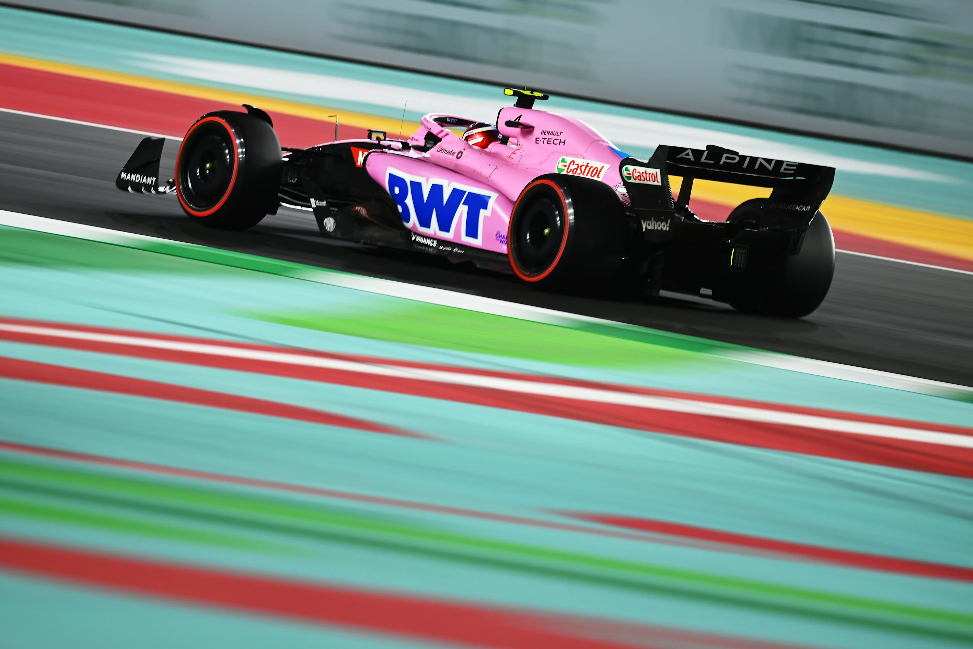 JEDDAH, SAUDI ARABIA - MARCH 26: Esteban Ocon of France driving the (31) Alpine F1 A522 Renault on