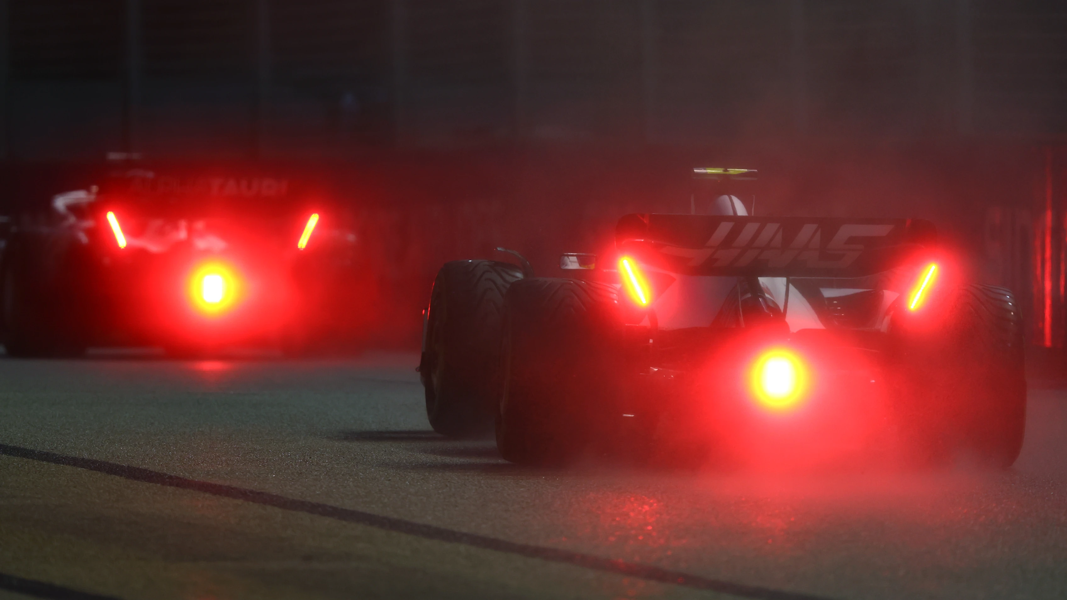 SINGAPORE, SINGAPORE - OCTOBER 01: Mick Schumacher of Germany driving the (47) Haas F1 VF-22 Ferrari on track during final practice ahead of the F1 Grand Prix of Singapore at Marina Bay Street Circuit on October 01, 2022 in Singapore, Singapore. (Photo by Bryn Lennon - Formula 1/Formula 1 via Getty Images)