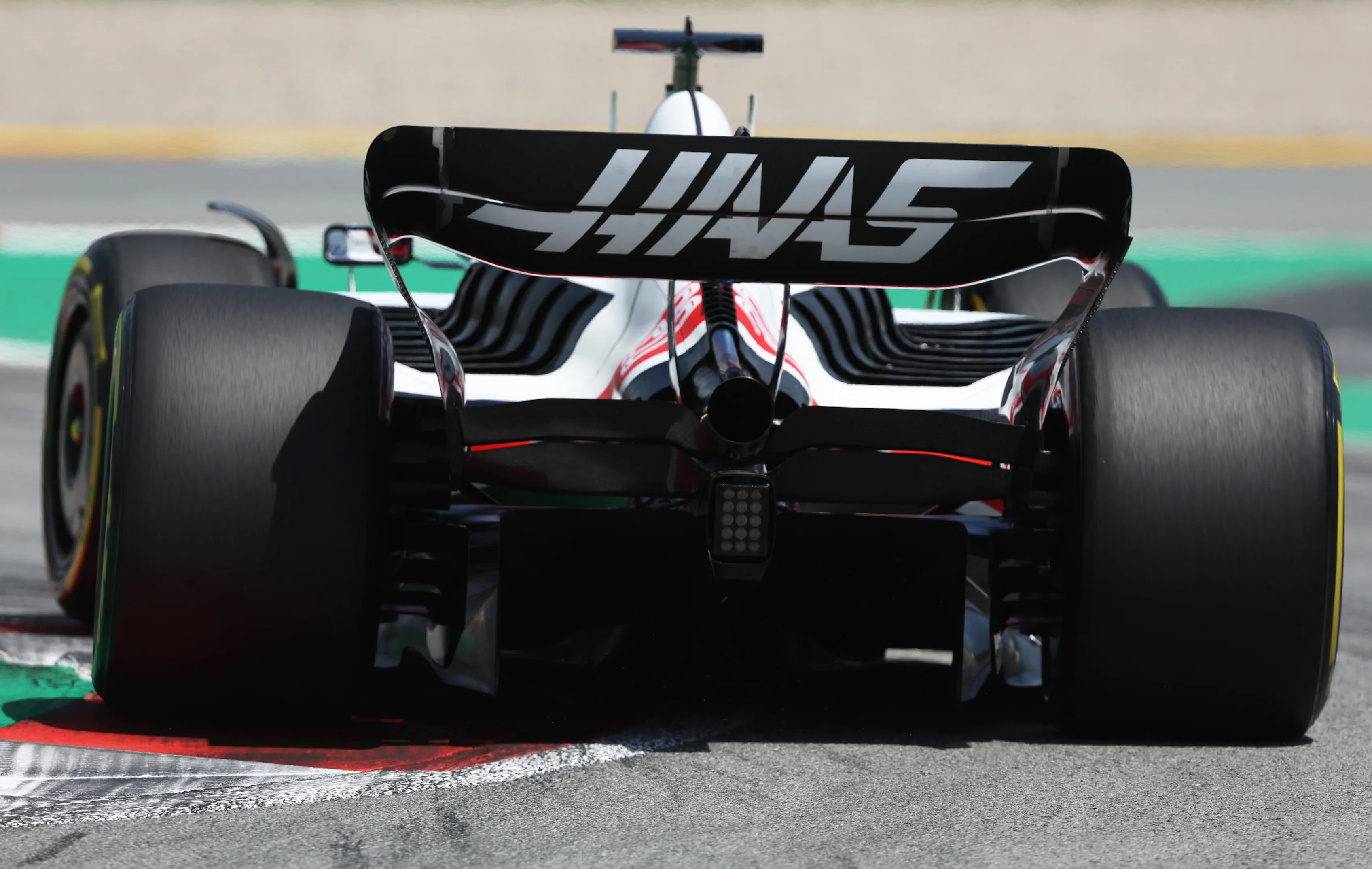 BARCELONA, SPAIN - MAY 20: Kevin Magnussen of Denmark driving the (20) Haas F1 VF-22 Ferrari on track during practice ahead of the F1 Grand Prix of Spain at Circuit de Barcelona-Catalunya on May 20, 2022 in Barcelona, Spain. (Photo by Bryn Lennon - Formula 1/Formula 1 via Getty Images)