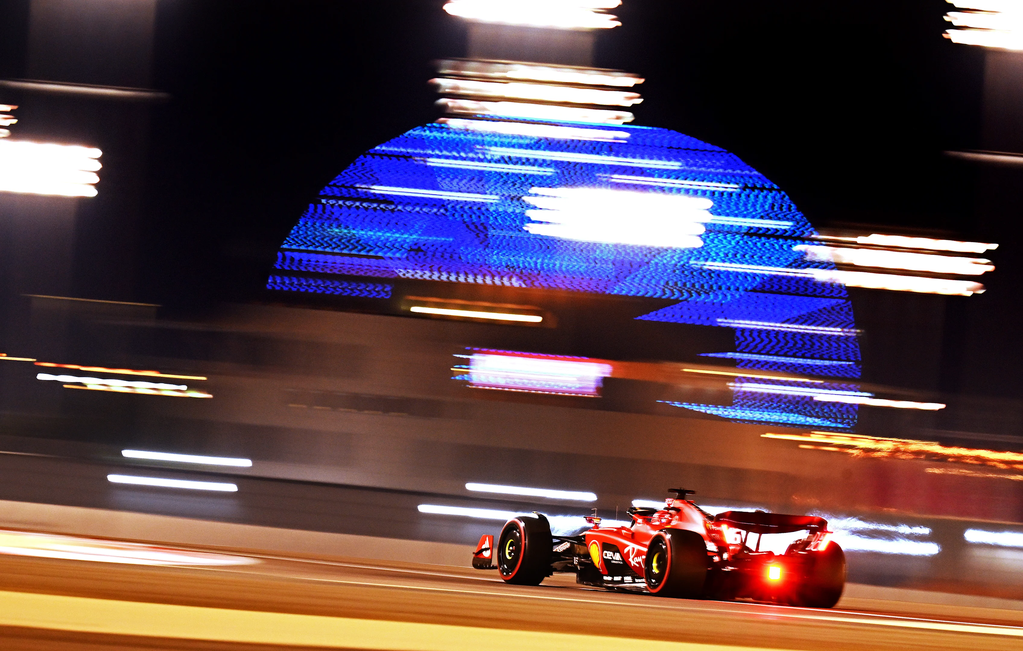 BAHRAIN, BAHRAIN - MARCH 03: Charles Leclerc of Monaco driving the (16) Ferrari SF-23 on track