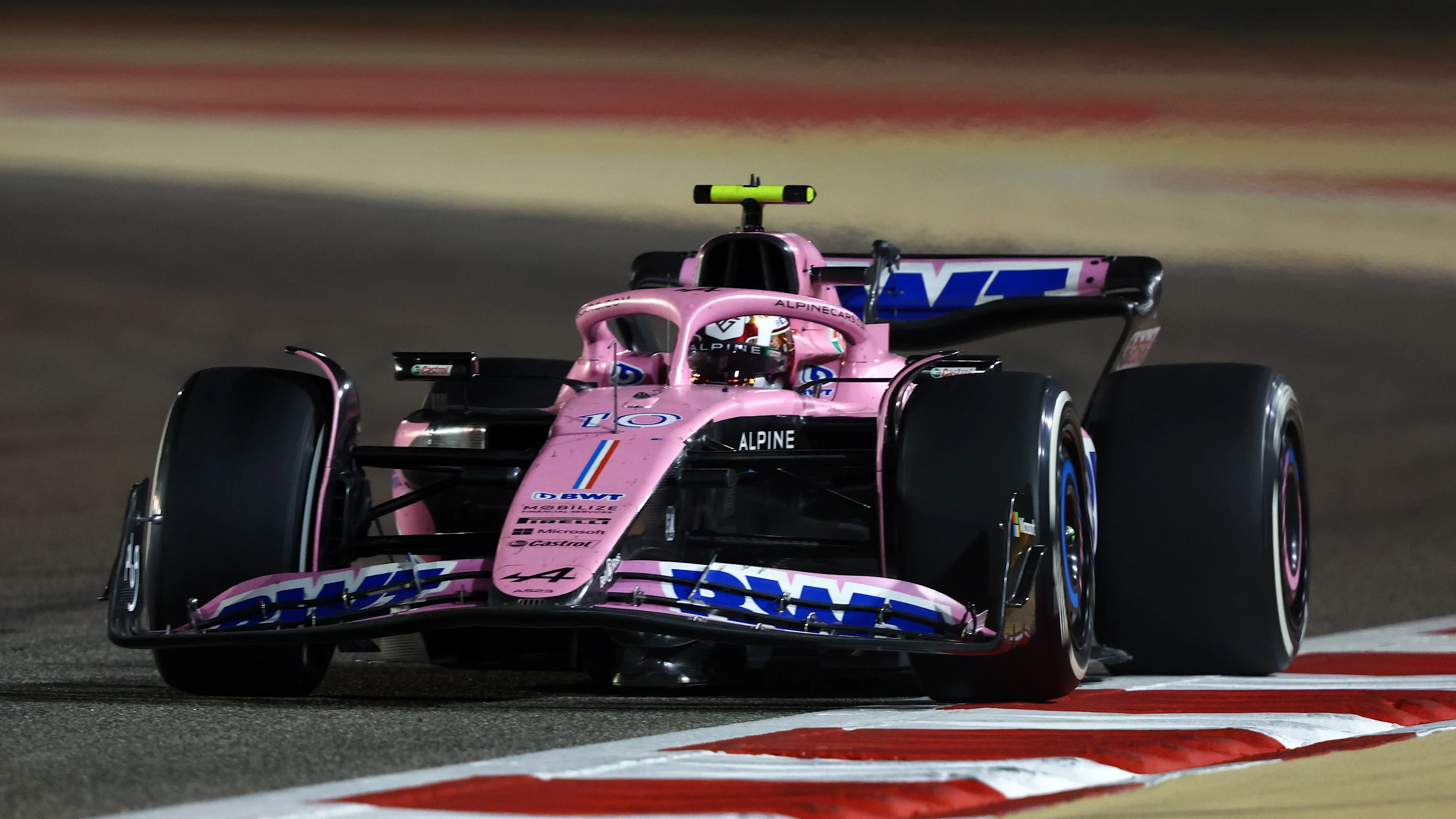 BAHRAIN, BAHRAIN - MARCH 05: Pierre Gasly of France driving the (10) Alpine F1 A523 Renault on