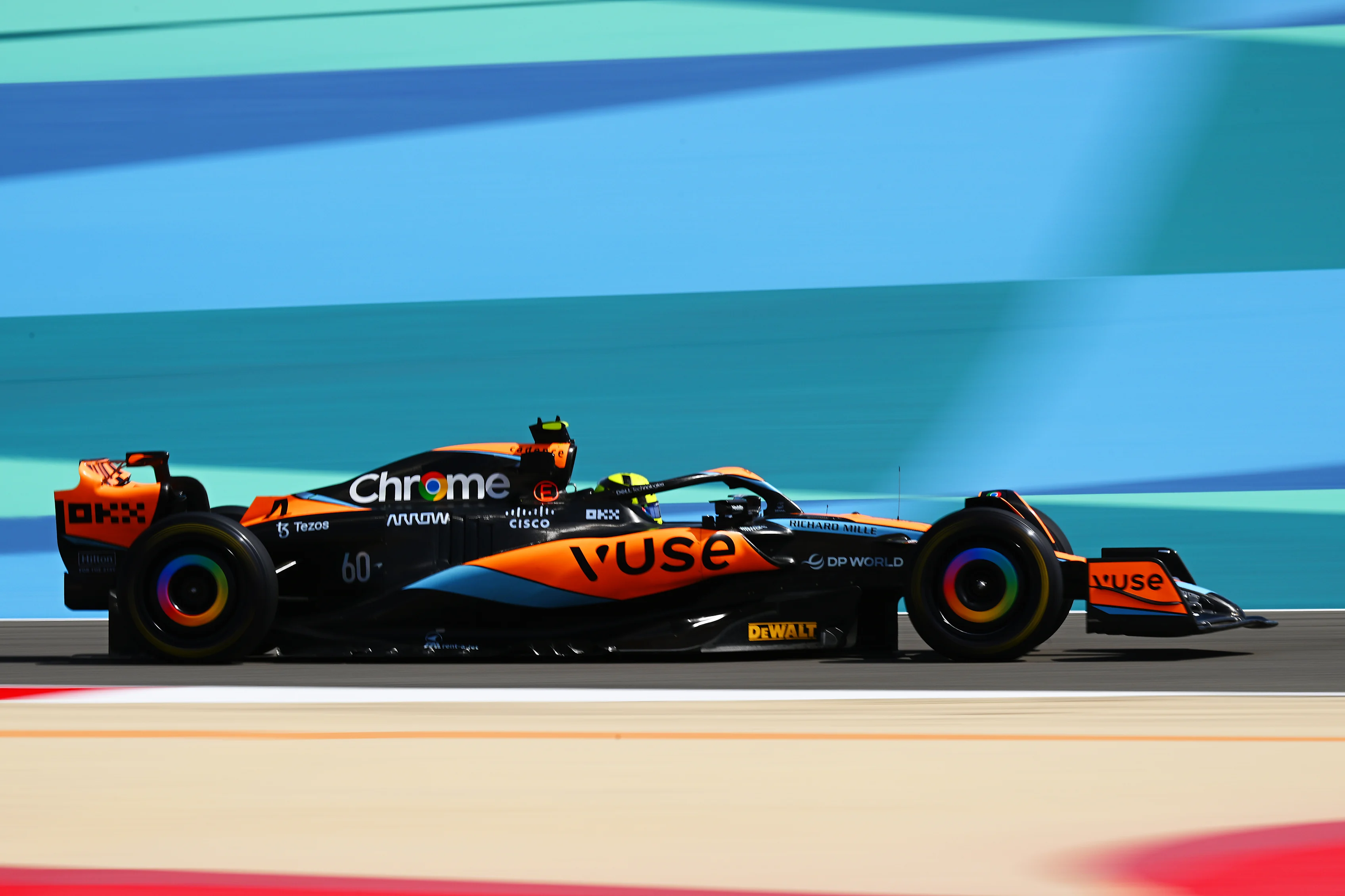 Lando Norris pre-season test