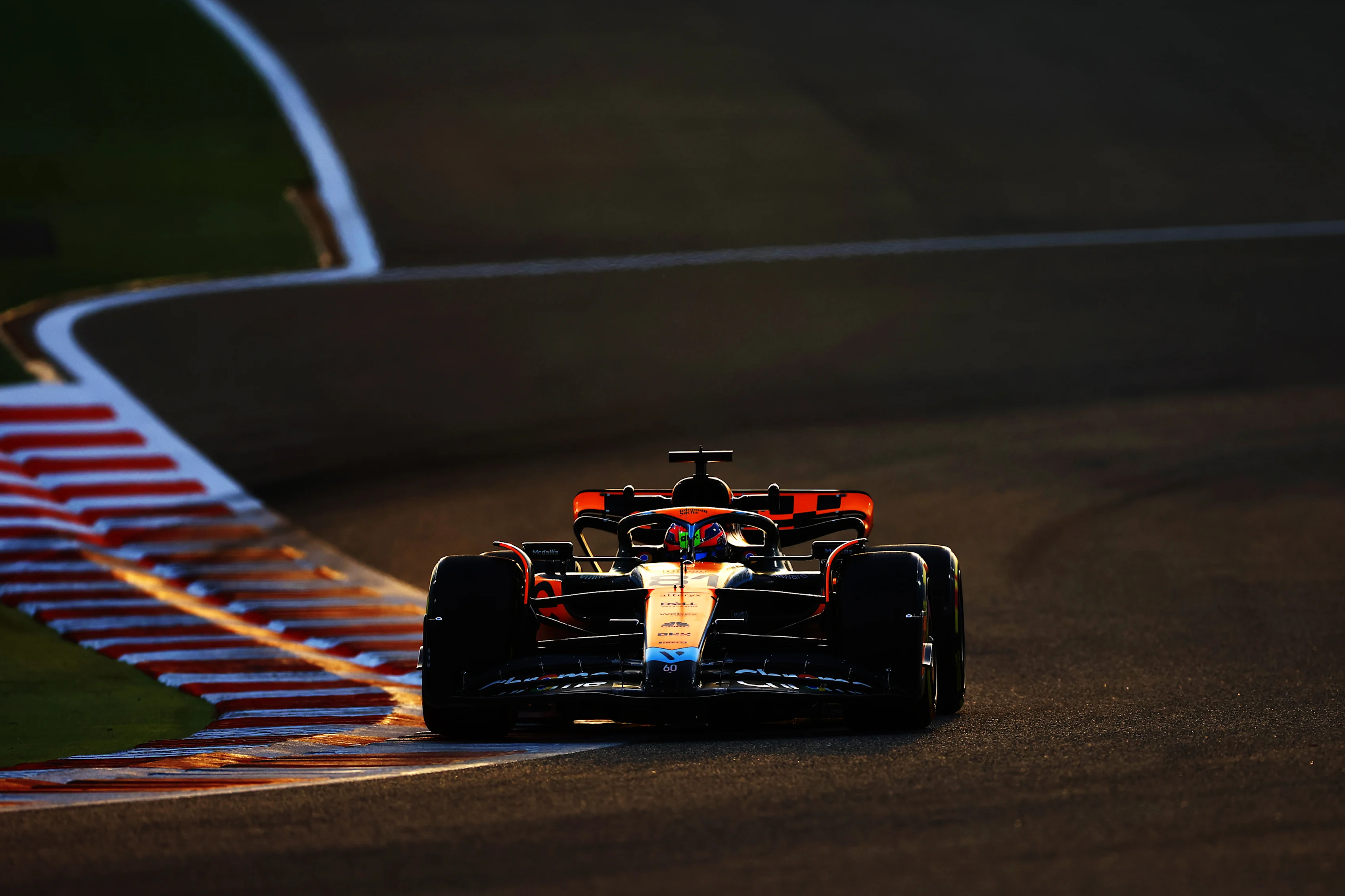 BAHRAIN, BAHRAIN - FEBRUARY 24: Oscar Piastri of Australia driving the (81) McLaren MCL60 Mercedes