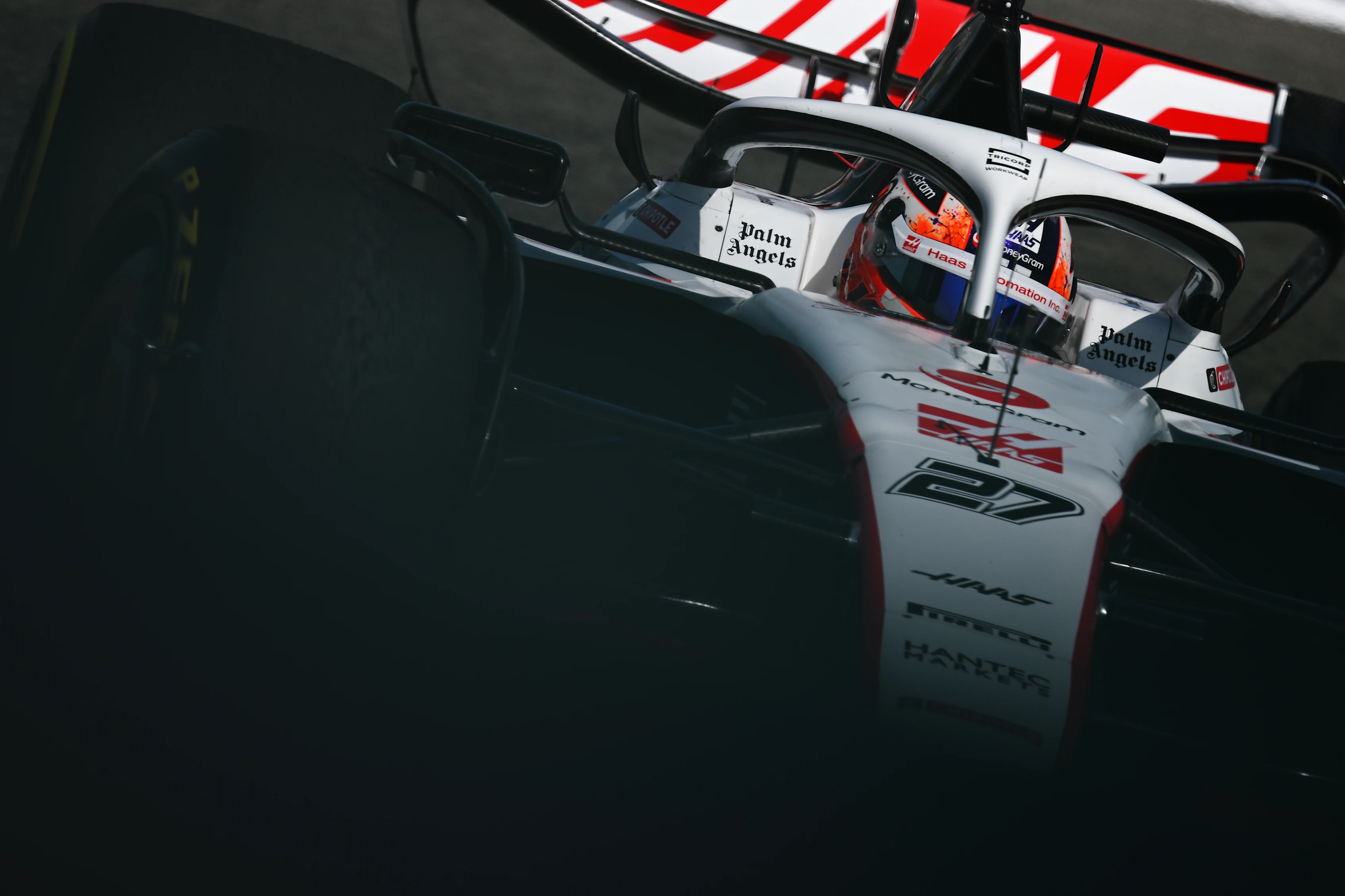 BAHRAIN, BAHRAIN - FEBRUARY 23: Nico Hulkenberg of Germany driving the (27) Haas F1 VF-23 Ferrari