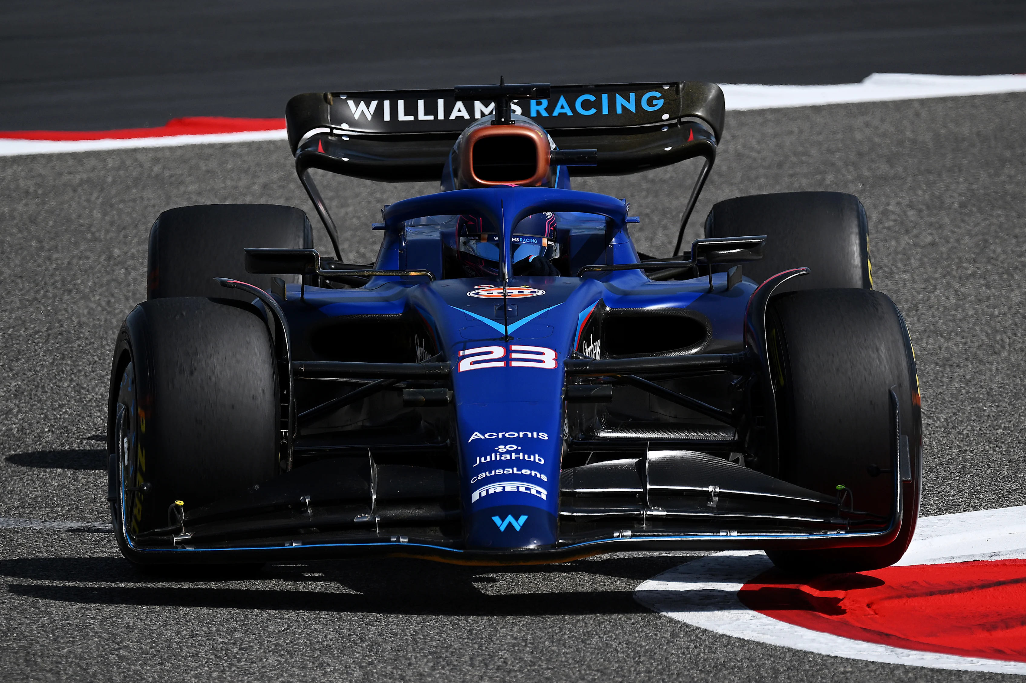 Alex Albon Williams pre-season testing