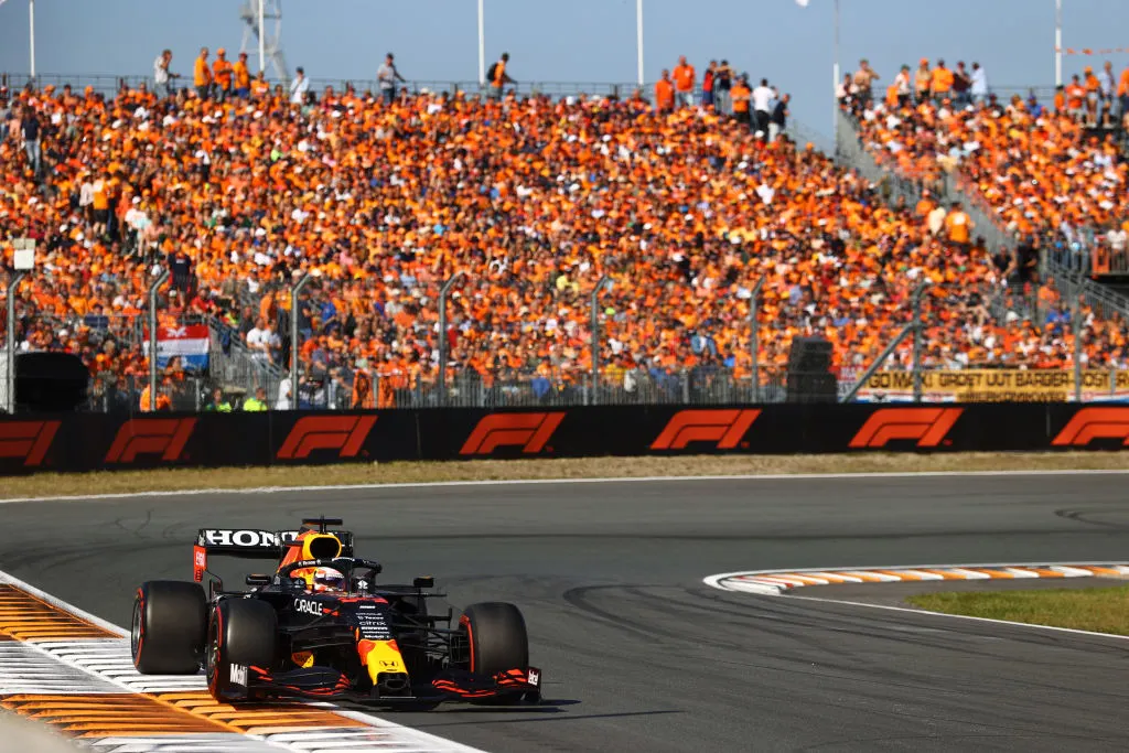 ZANDVOORT, NETHERLANDS - SEPTEMBER 05: Max Verstappen of the Netherlands driving the (33) Red Bull