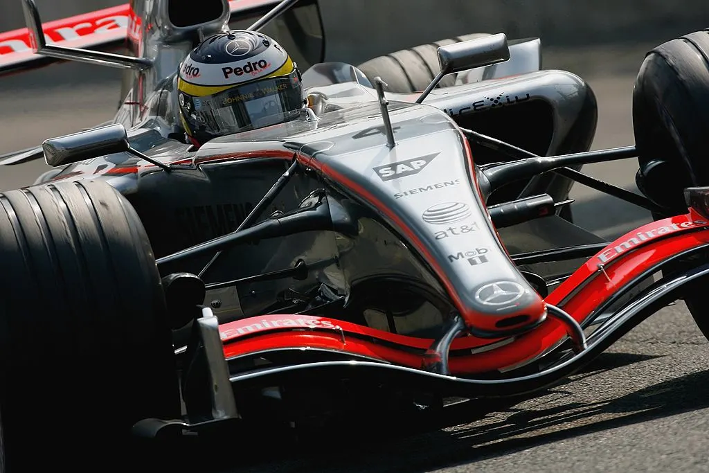 MONZA, ITALY - SEPTEMBER 08: Pedro de la Rosa of Spain and McLaren-Mercedes in action during