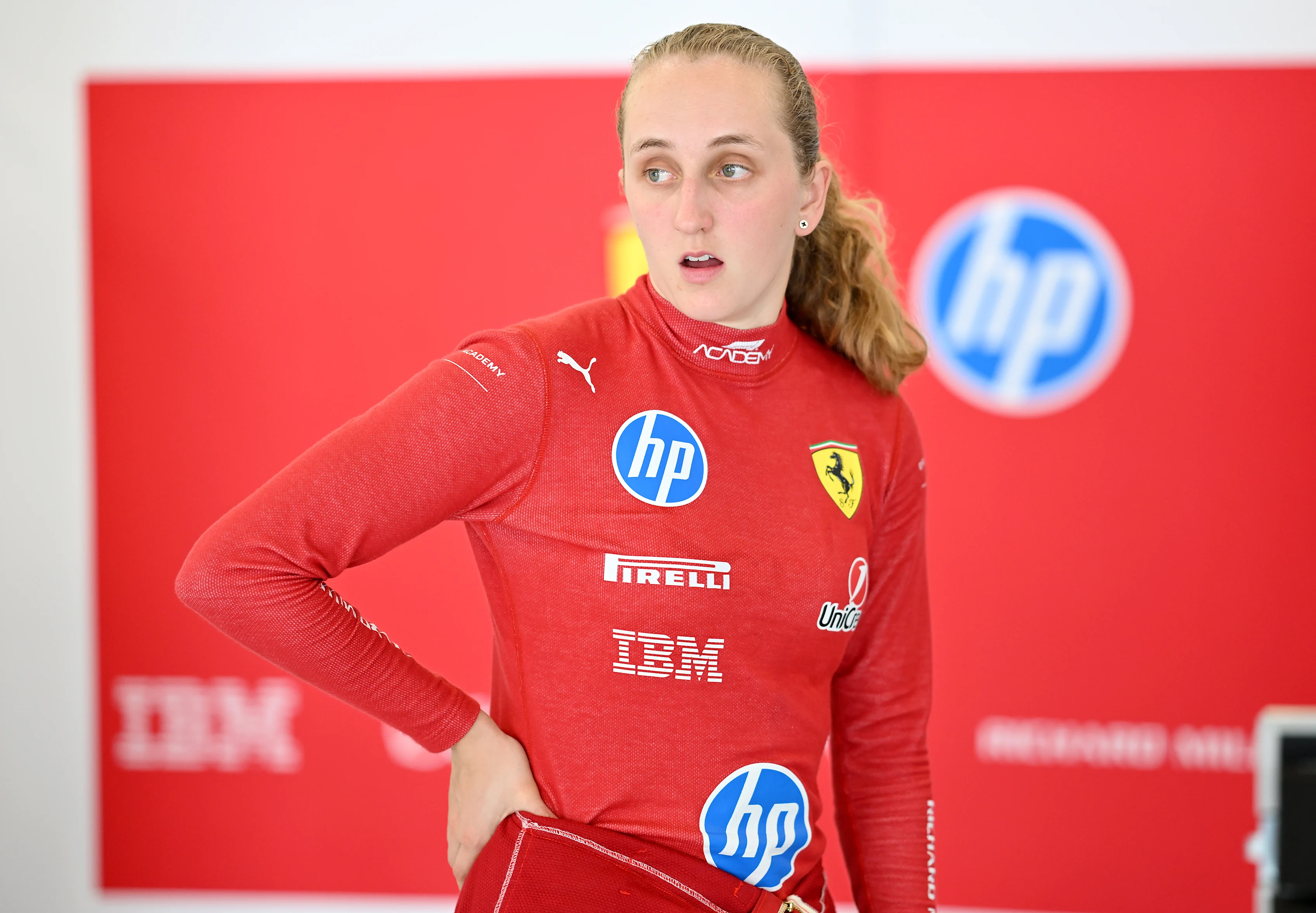 JEDDAH, SAUDI ARABIA - APRIL 06: Maya Weug of Netherlands and MP Motorsport (64) during F1 Academy