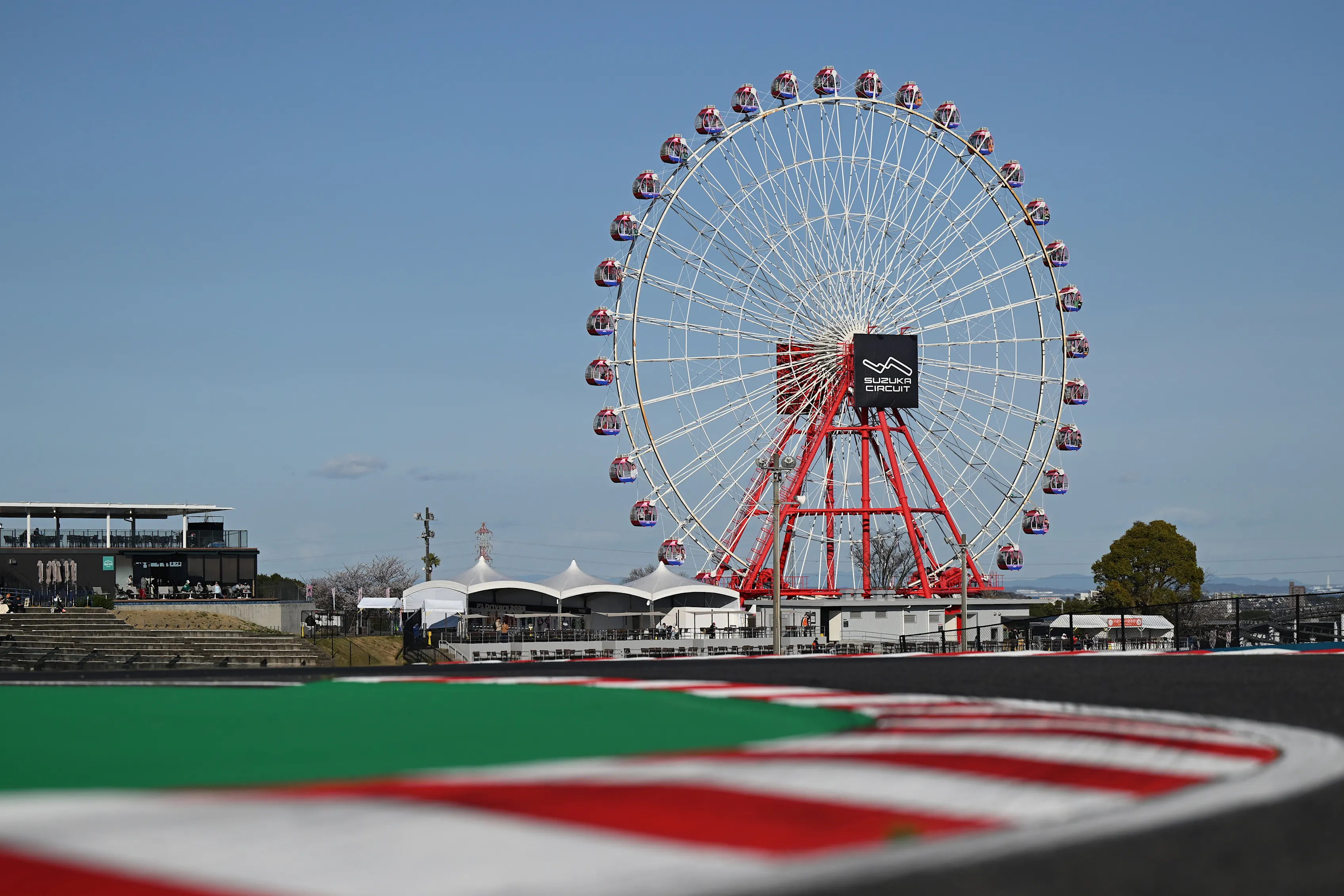 SUZUKA, JAPAN - APRIL 03: The Ferris wheel at the circuit during previews ahead of the F1 Grand