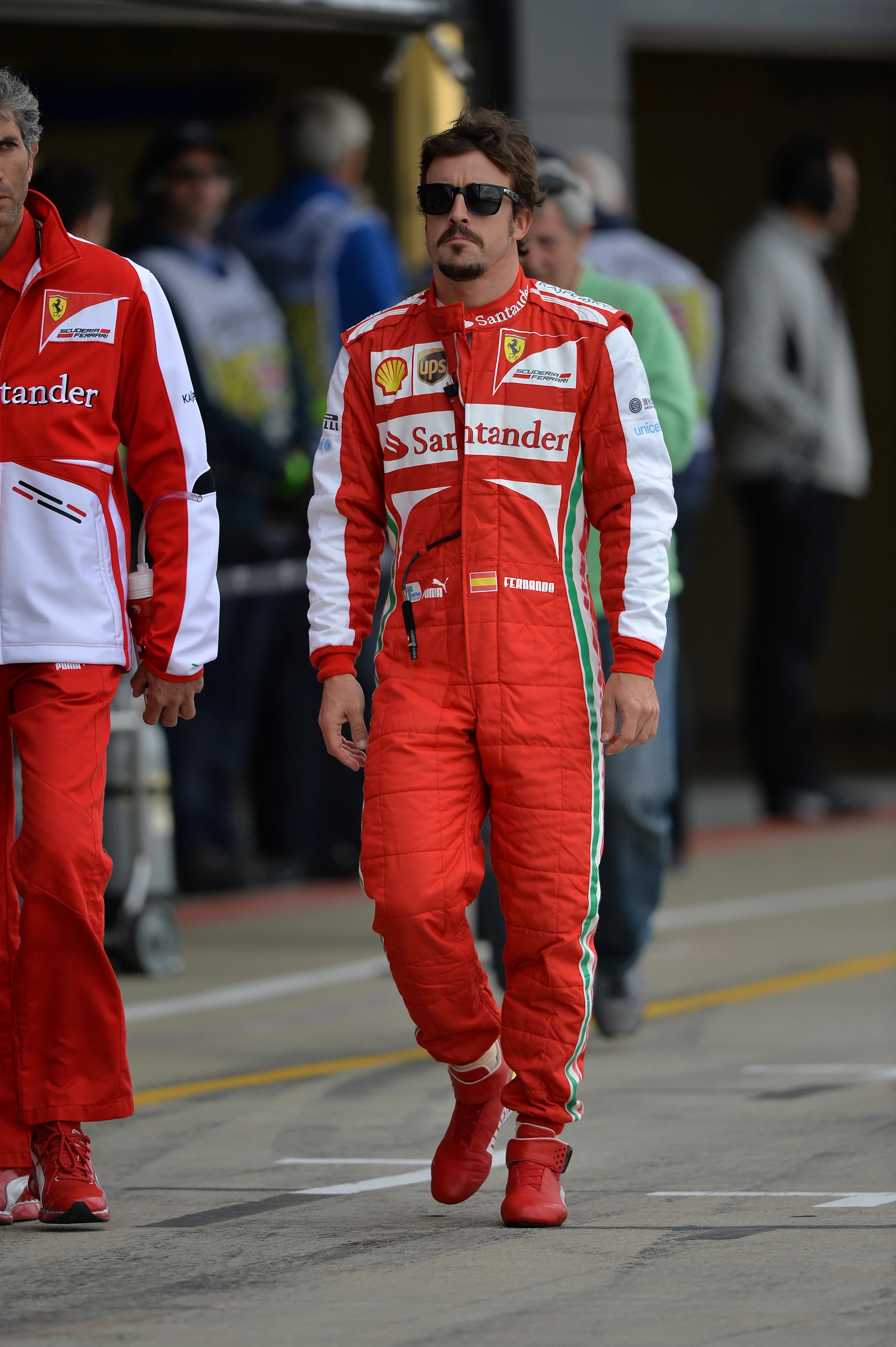 Fernando Alonso (ESP) Ferrari. Formula One World Championship, Rd8, British Grand Prix, Qualifying,