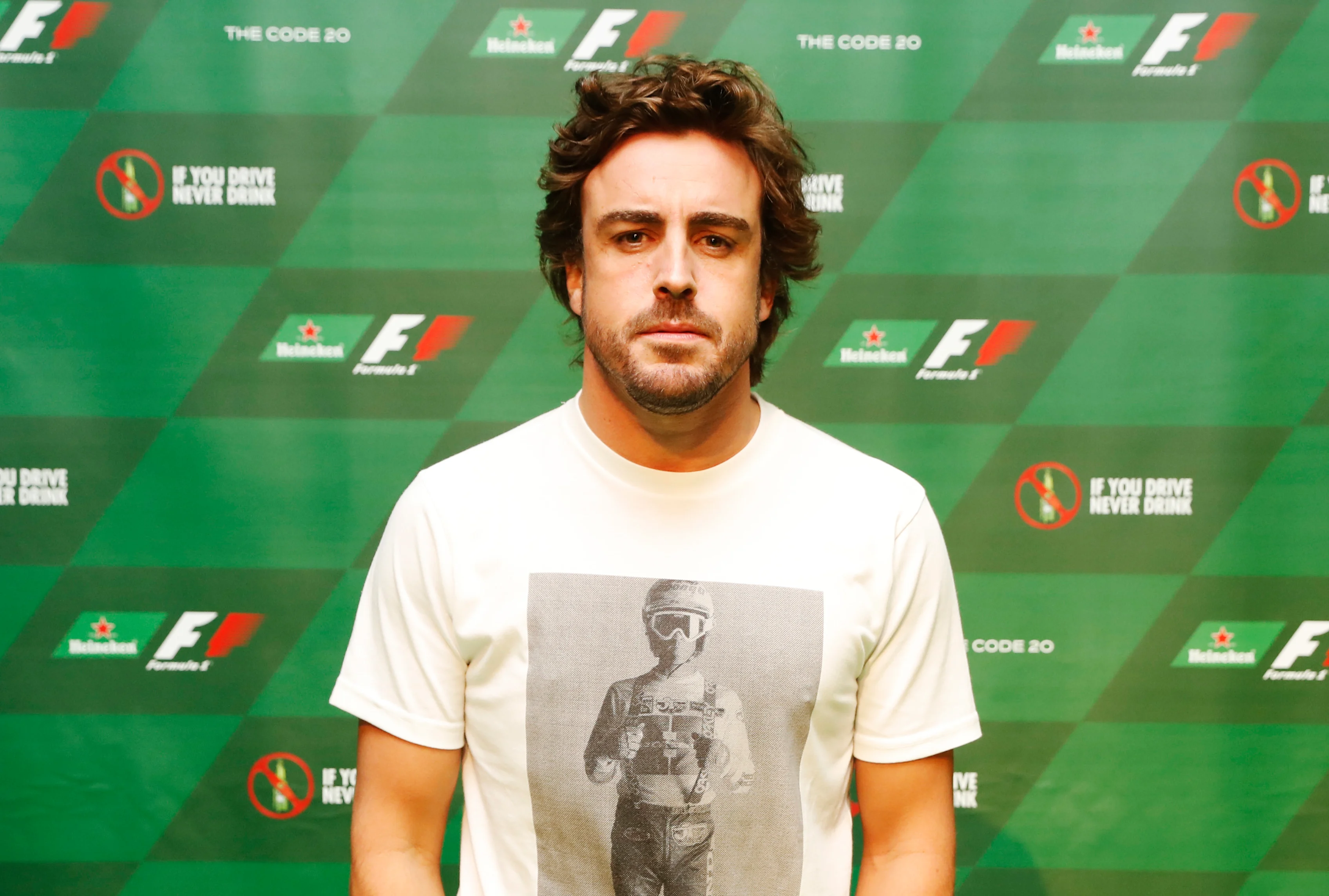 MONTREAL, QC - JUNE 12:  Formula One driver Fernando Alonso of Spain arrives at the Official F1
