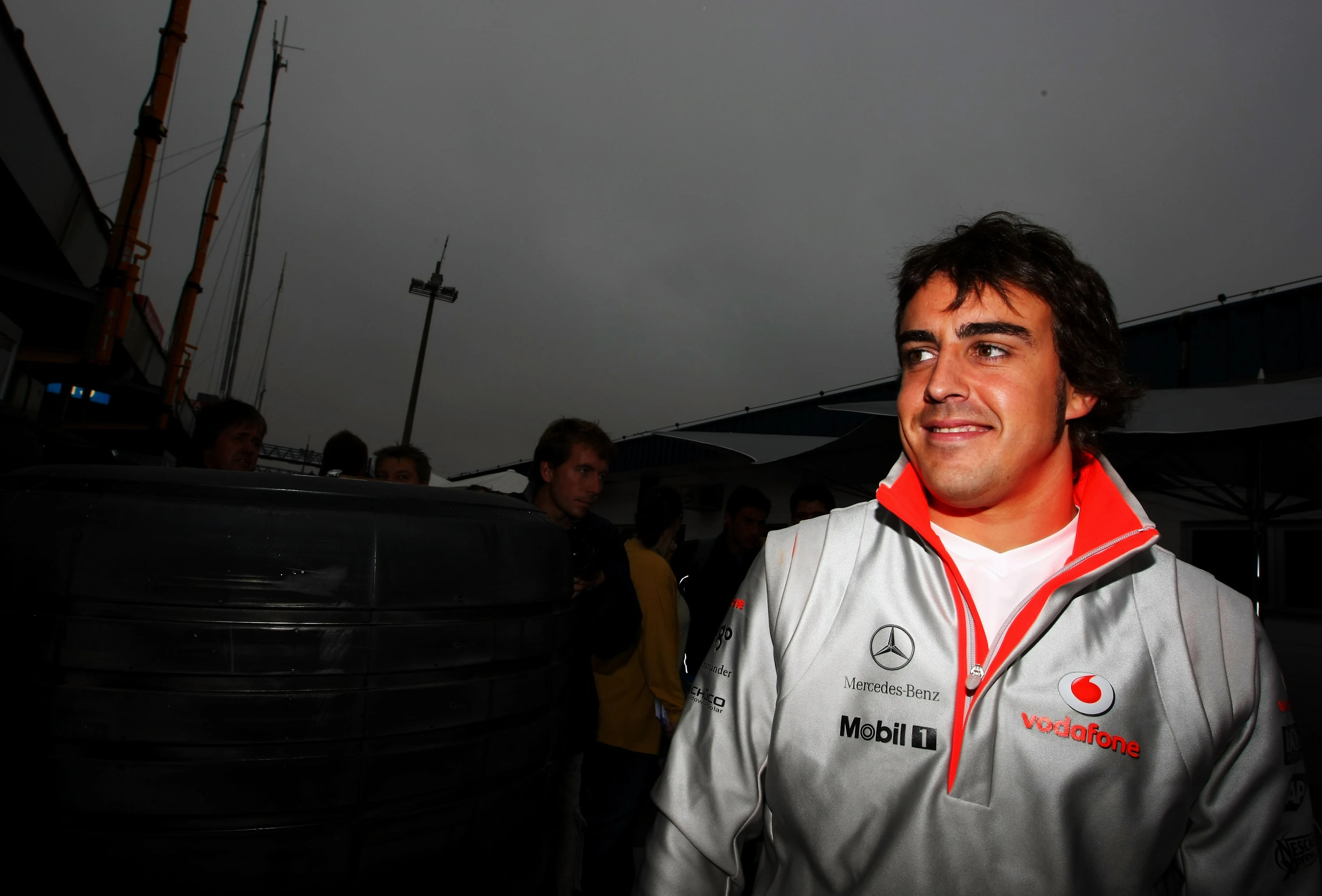 SAO PAULO, BRAZIL - OCTOBER 18:  Fernando Alonso of Spain and McLaren Mercedes is seen in the