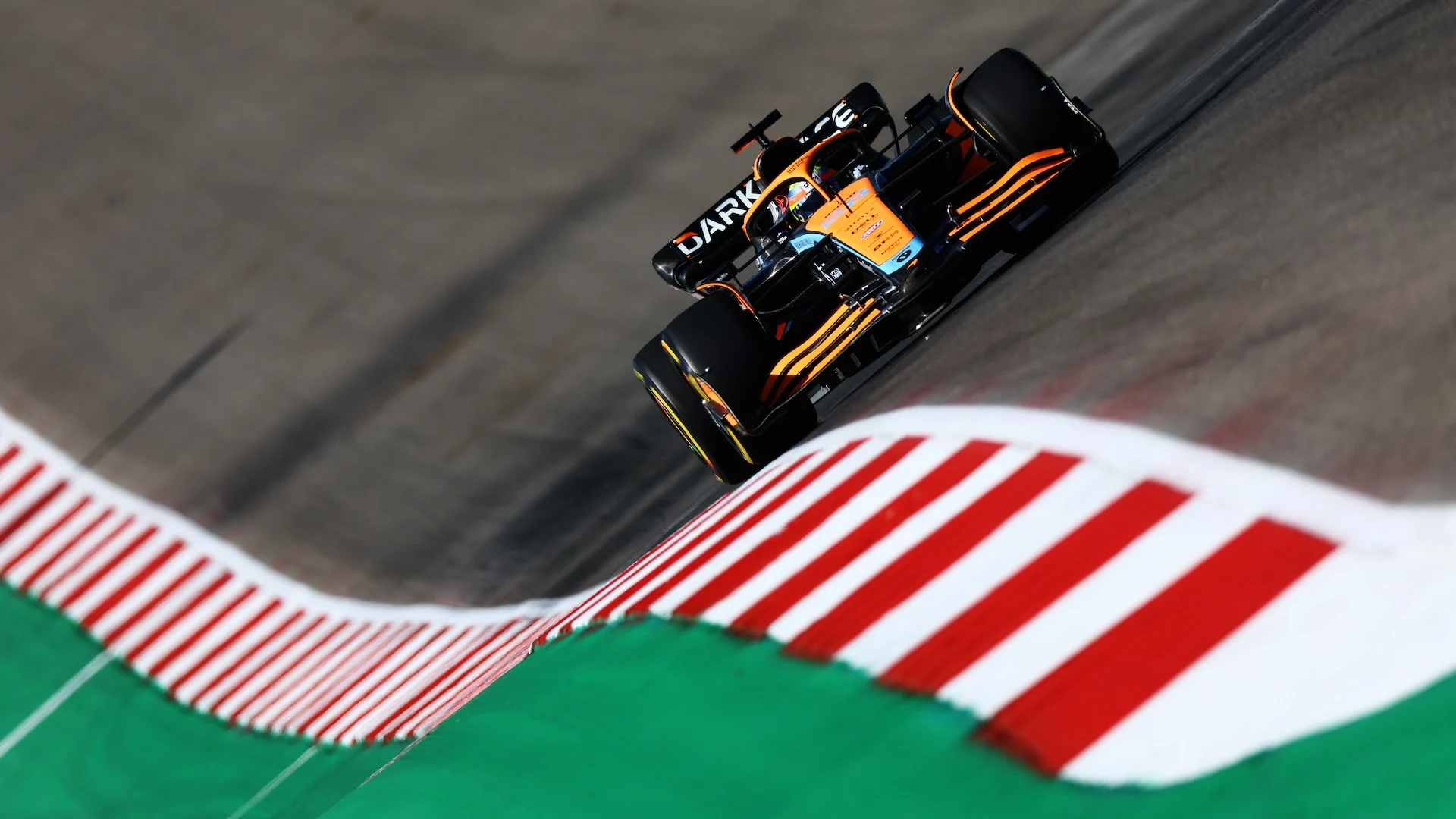 AUSTIN, TEXAS - OCTOBER 21: Alex Palou of Spain driving the (28) McLaren MCL36 Mercedes on track
