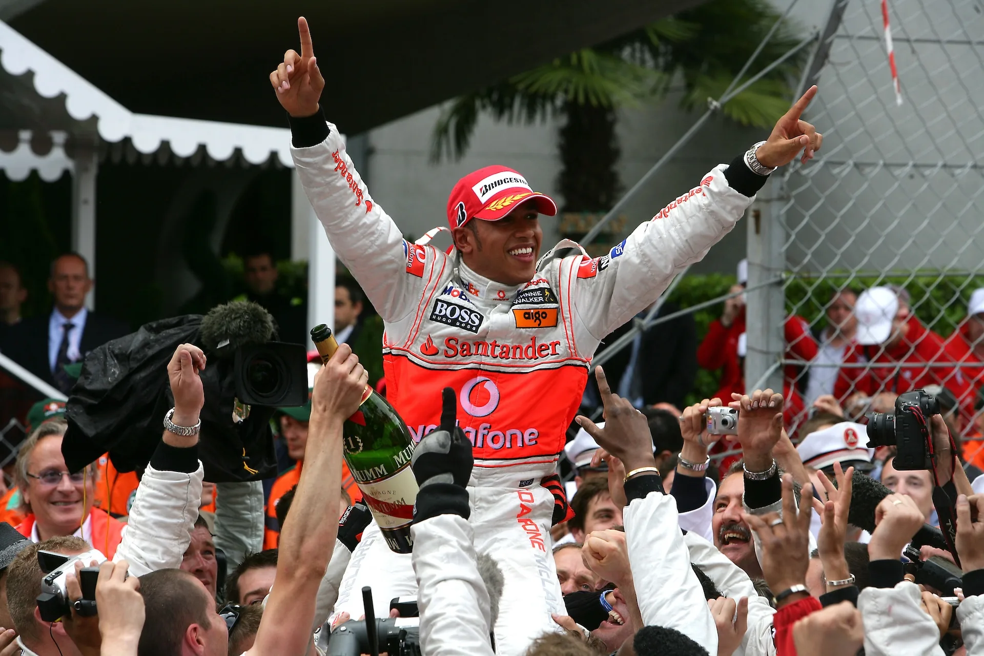 2008 Monaco Grand Prix - Sunday Race Monte Carlo, Monaco. 25th May 2008. Lewis Hamilton, McLaren