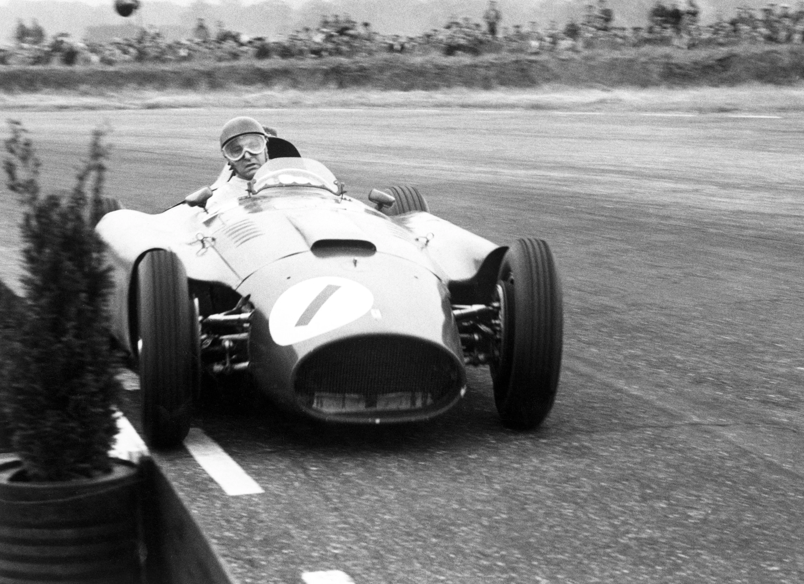 1956 British Grand Prix. Silverstone, Great Britain. 14 July 1956. Juan Manuel Fangio