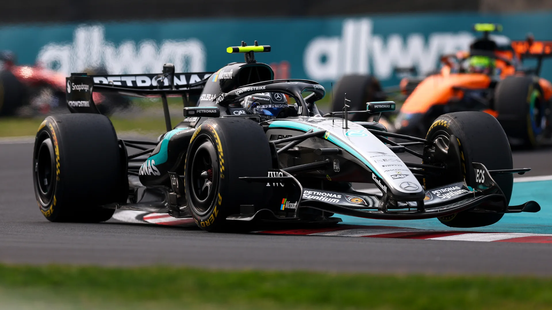 SUZUKA, JAPAN - MARCH 29: Andrea Kimi Antonelli of Italy driving the (12) Mercedes AMG Petronas F1