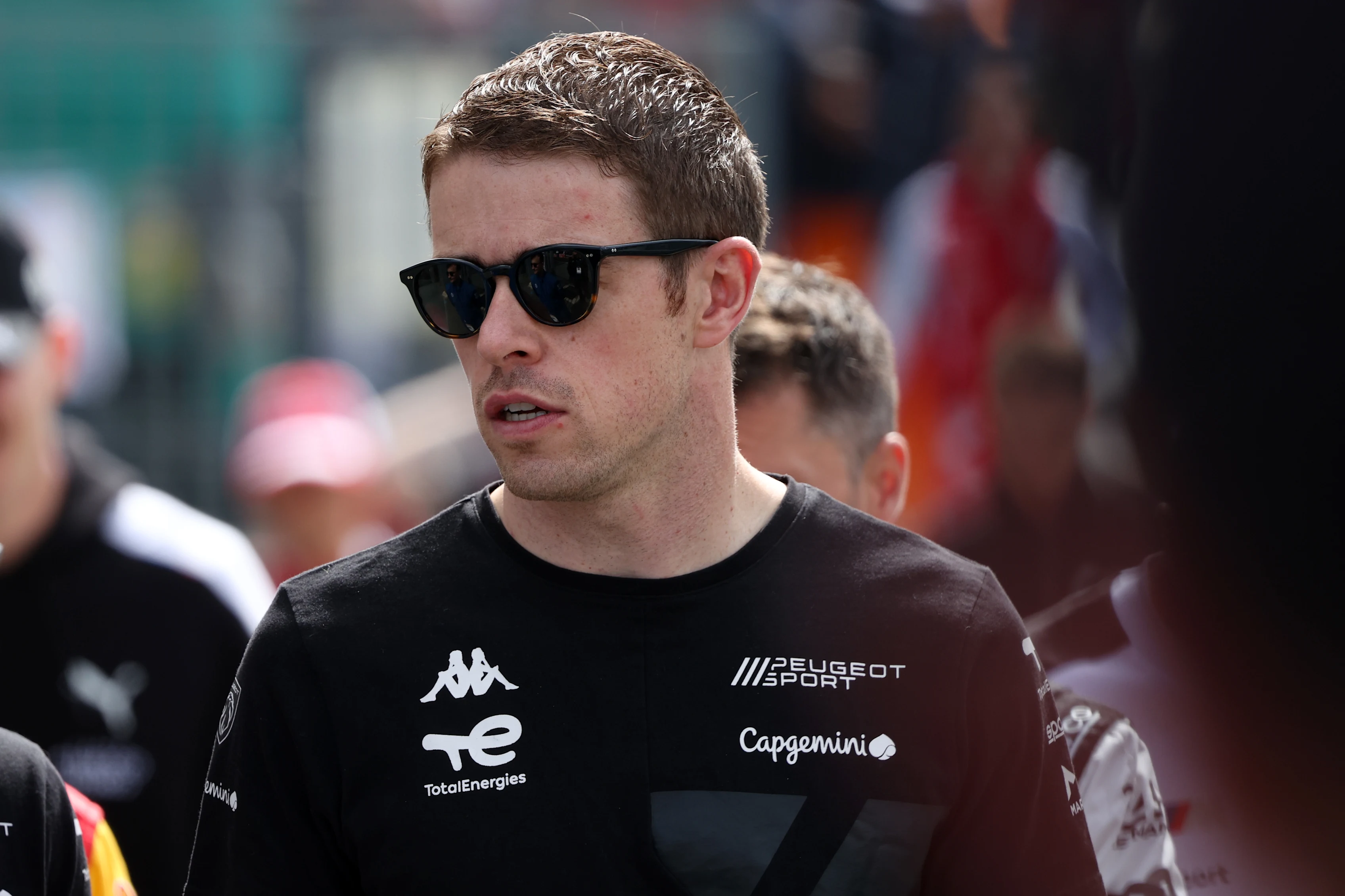LE MANS, FRANCE - JUNE 9: Paul di Resta of Great Britain and Peugeot TotalEnergies looks on during
