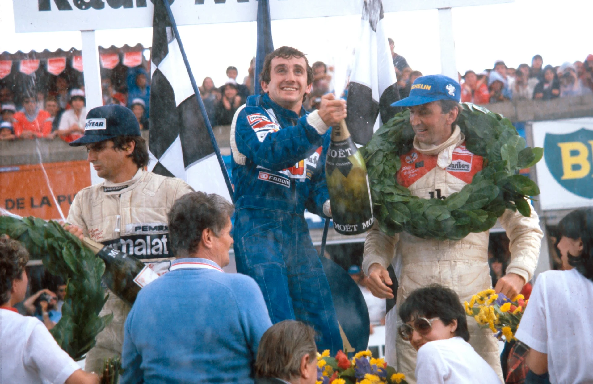 1981 French Grand Prix. Dijon-Prenois, France. 3-5 July 1981. Alain Prost (Equipe Renault) 1st