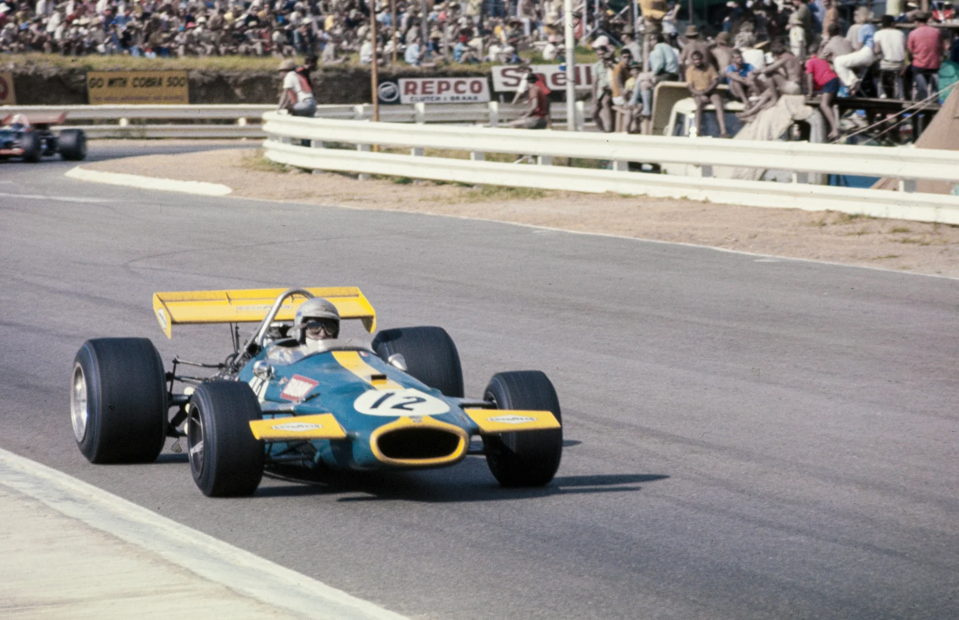 KYALAMI, SOUTH AFRICA - MARCH 07: Jack Brabham, Brabham BT33 Ford during the South African GP at