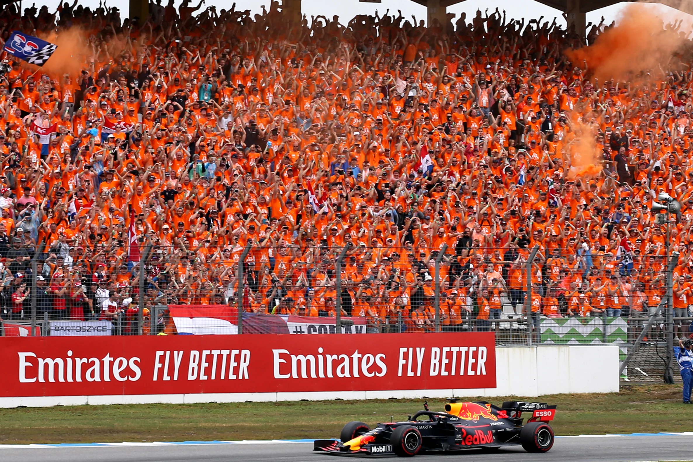 HOCKENHEIM, GERMANY - JULY 28: Race winner Max Verstappen of the Netherlands driving the (33) Aston