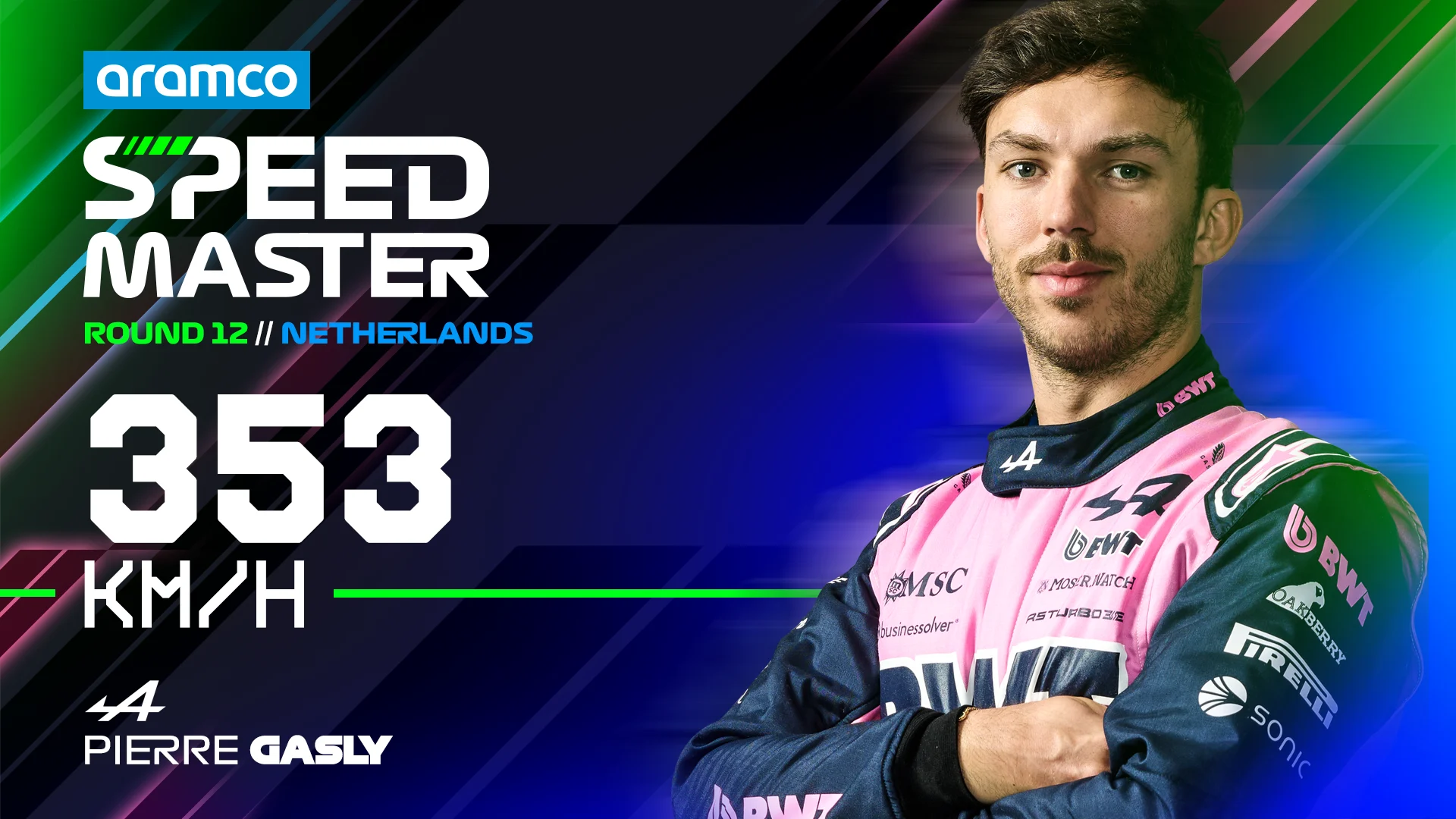 Aramco Speed Master - Netherlands 2026 - Pierre Gasly