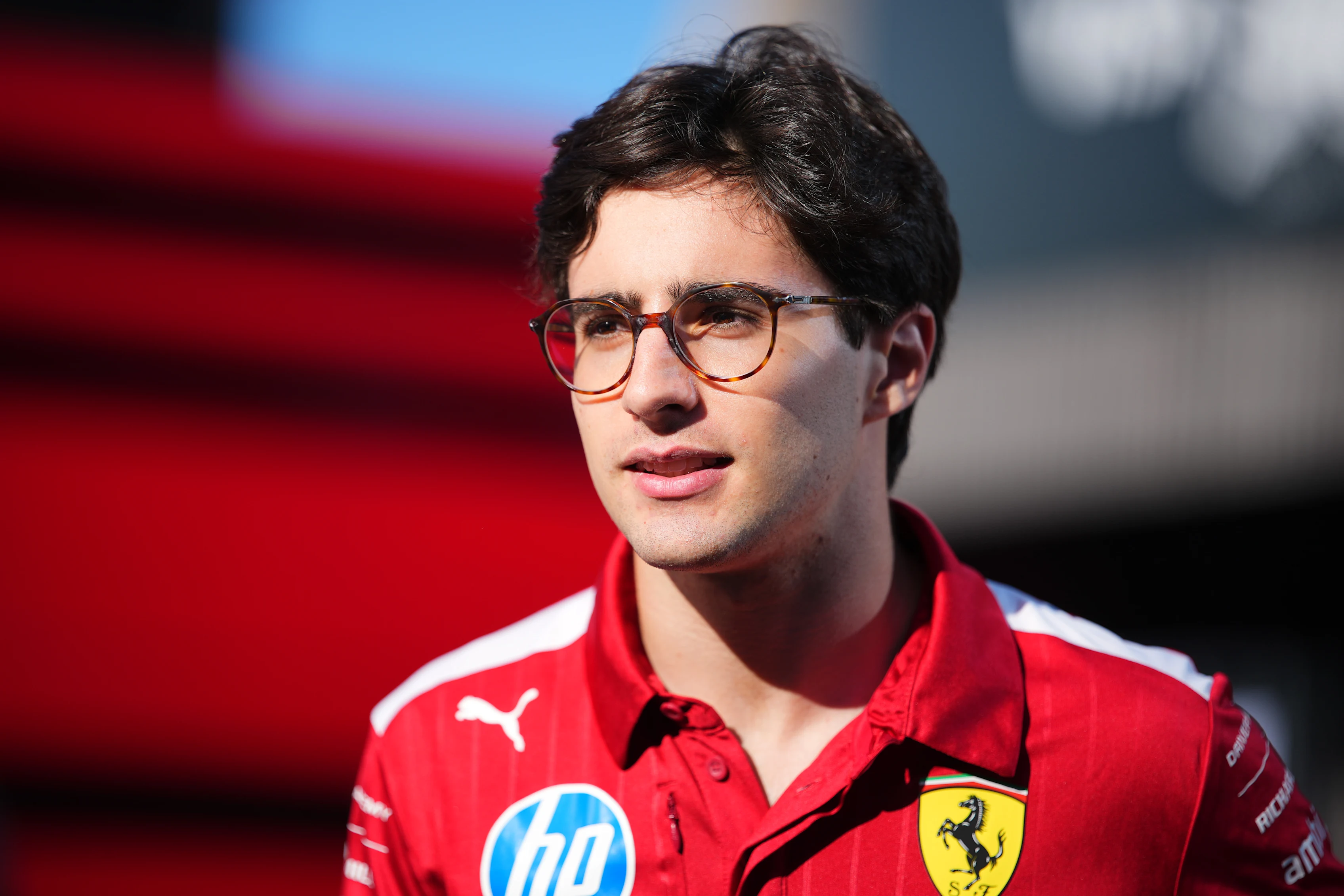 MONZA, ITALY - SEPTEMBER 04: Rafael Camara of Brazil and Trident (5) looks on during previews ahead