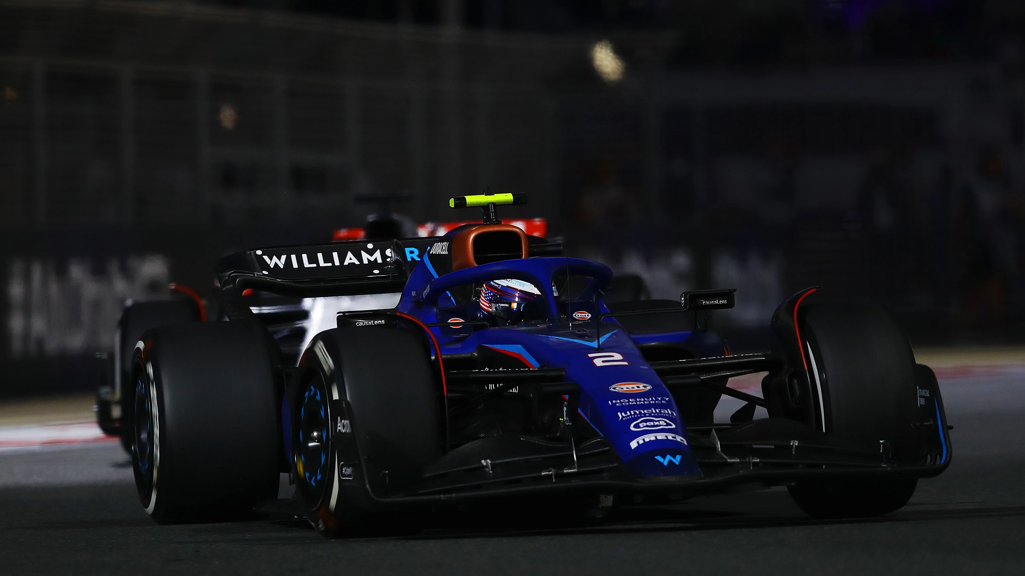 ABU DHABI, UNITED ARAB EMIRATES - NOVEMBER 26: Logan Sargeant of United States driving the (2)