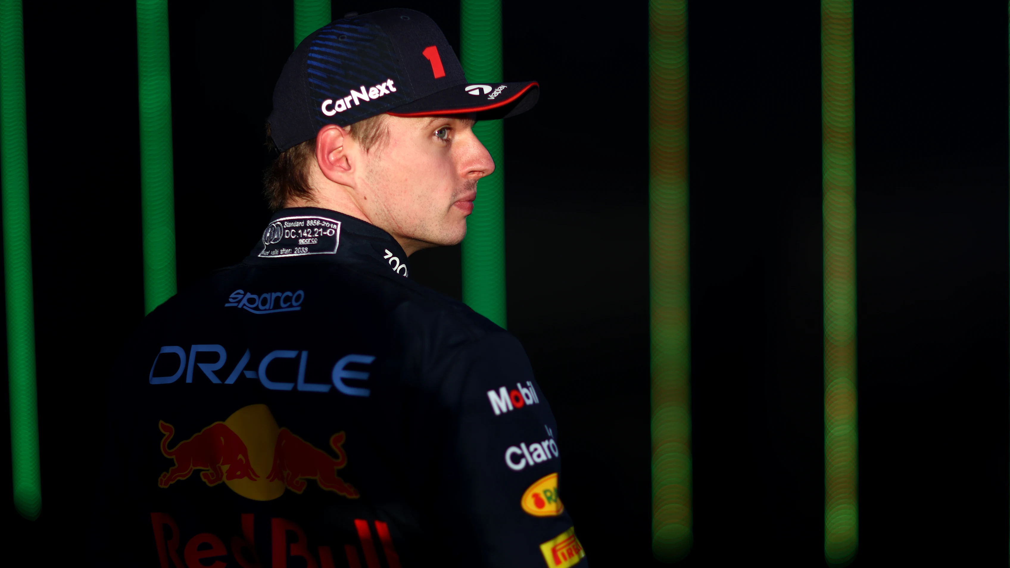 MELBOURNE, AUSTRALIA - APRIL 02: Race winner Max Verstappen of the Netherlands and Oracle Red Bull Racing celebrates in parc ferme during the F1 Grand Prix of Australia at Albert Park Grand Prix Circuit on April 02, 2023 in Melbourne, Australia. (Photo by Dan Istitene - Formula 1/Formula 1 via Getty Images)