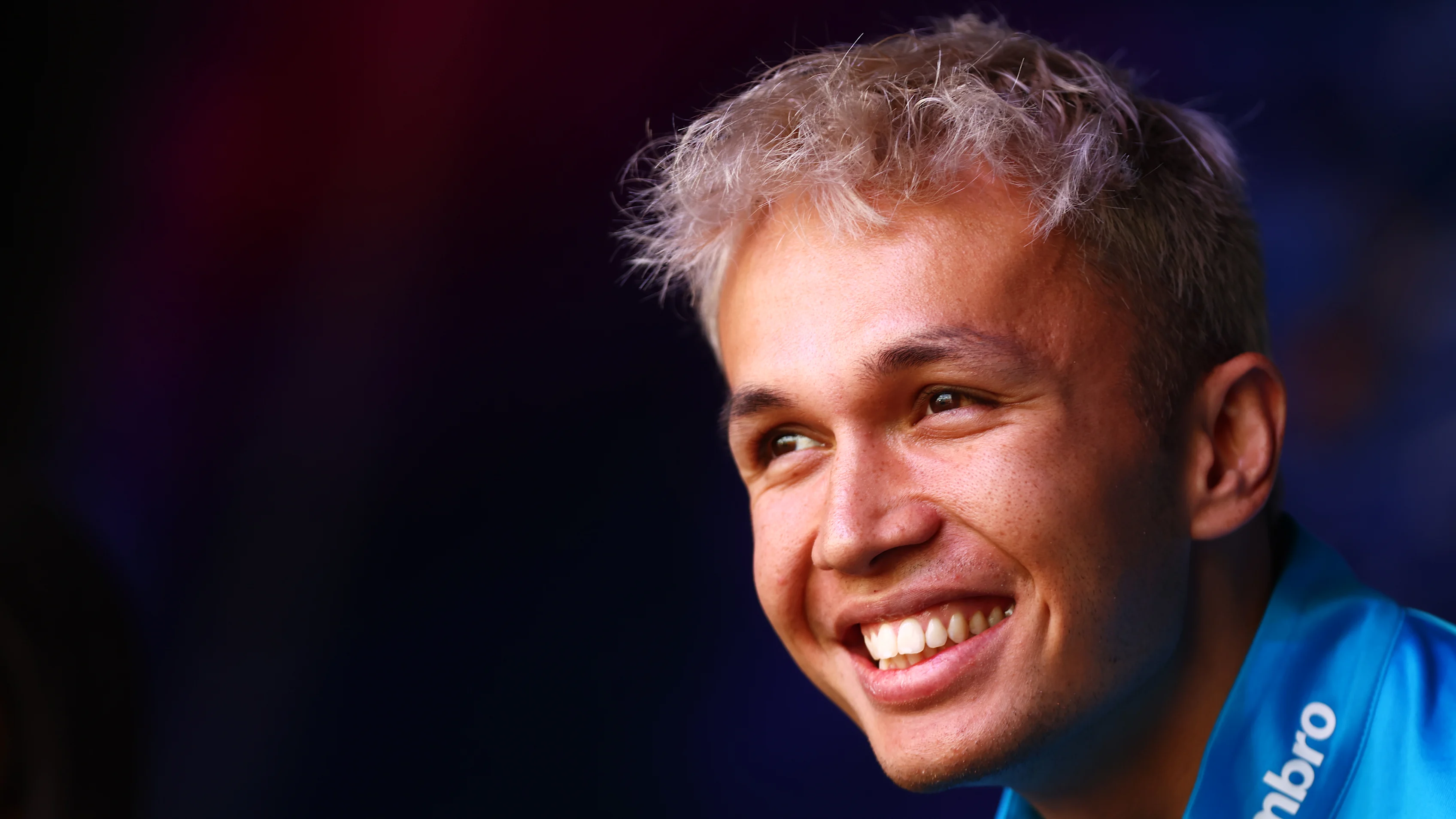 MELBOURNE, AUSTRALIA - MARCH 31: Alexander Albon of Thailand and Williams looks on from the fan