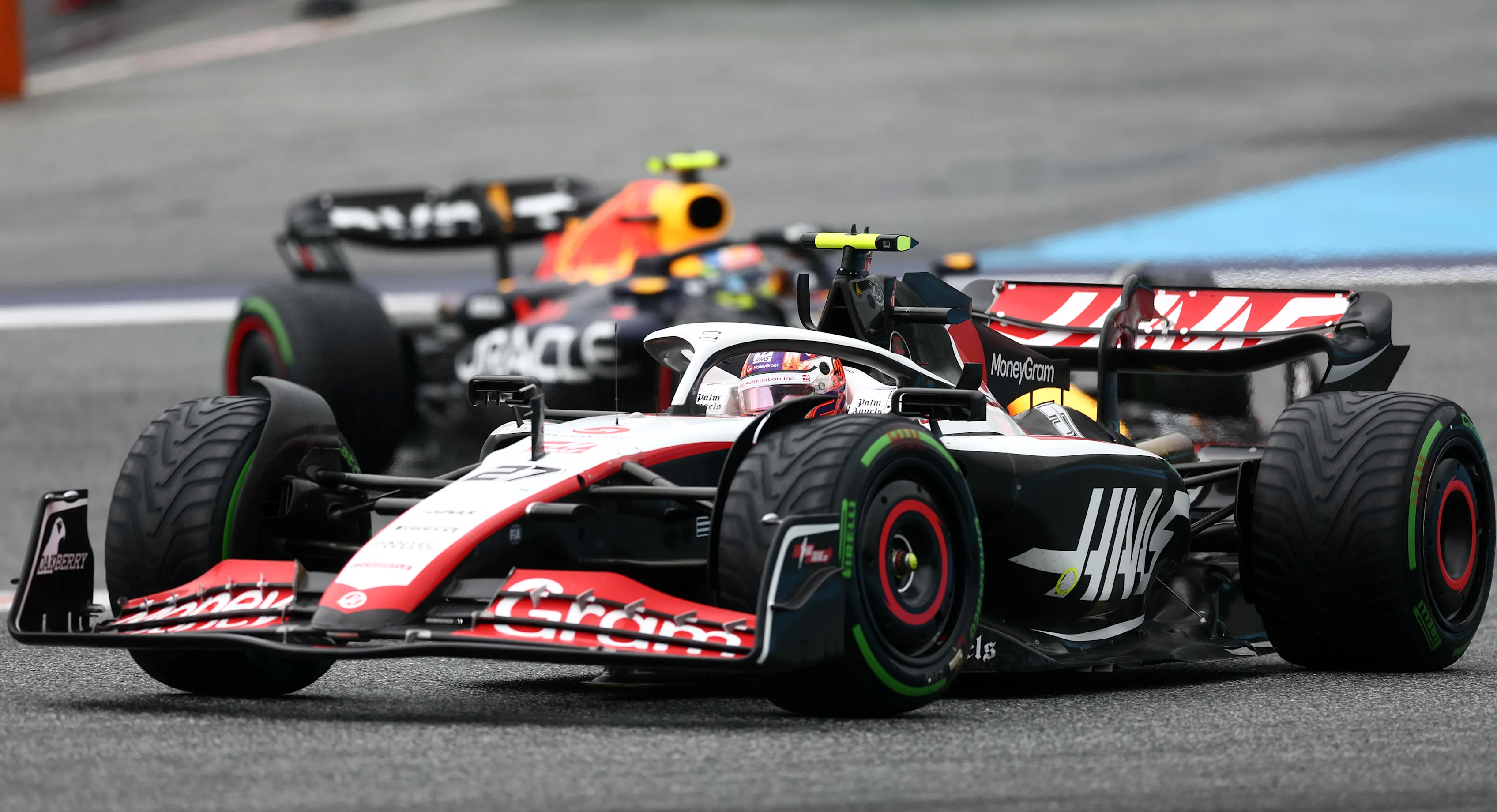 SPIELBERG, AUSTRIA - JULY 01: Nico Hulkenberg of Germany driving the (27) Haas F1 VF-23 Ferrari
