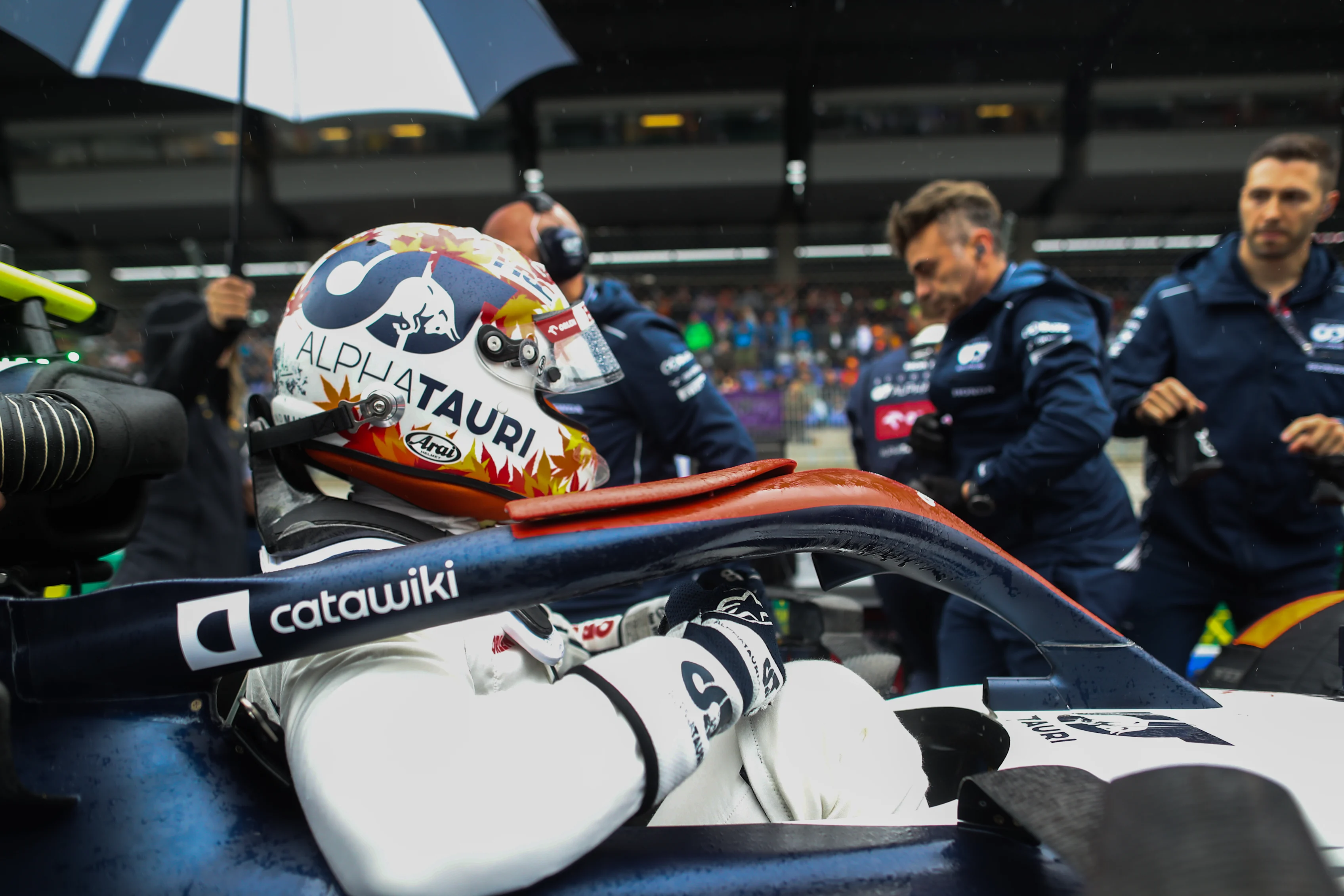 SPIELBERG, AUSTRIA - JULY 01: Yuki Tsunoda of Scuderia AlphaTauri and Japan  during the Sprint