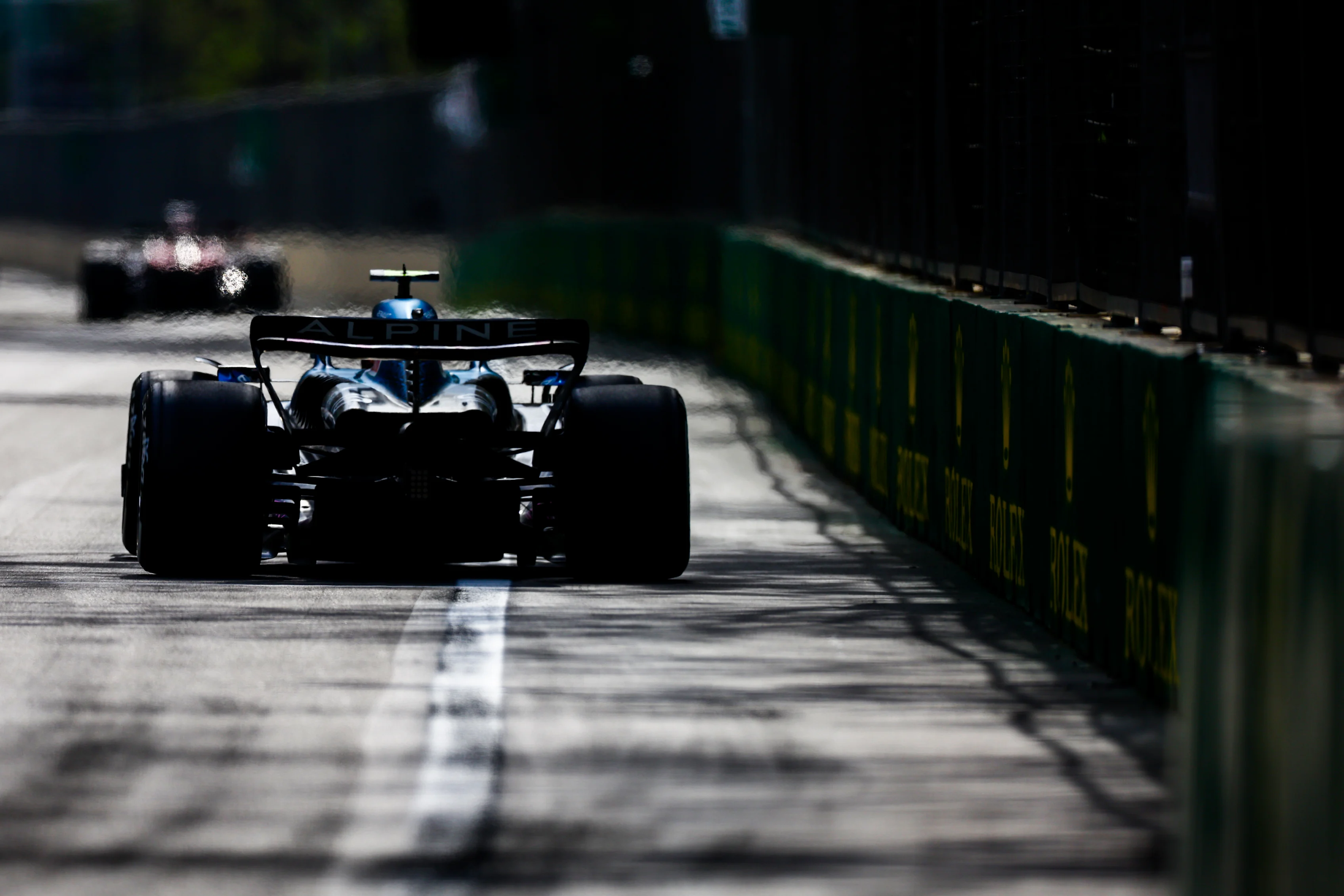 BAKU, AZERBAIJAN - APRIL 30: Pierre Gasly of France driving the (10) Alpine F1 A523 Renault on track during the F1 Grand Prix of Azerbaijan at Baku City Circuit on April 30, 2023 in Baku, Azerbaijan. (Photo by Mark Thompson/Getty Images)