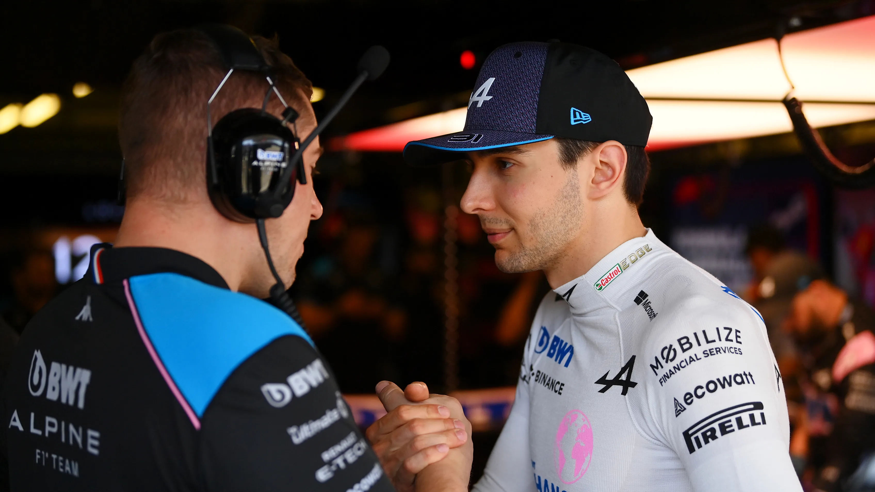 BAKU, AZERBAIJAN - APRIL 29: Esteban Ocon of France driving the (31) Alpine F1 A523 Renault in the