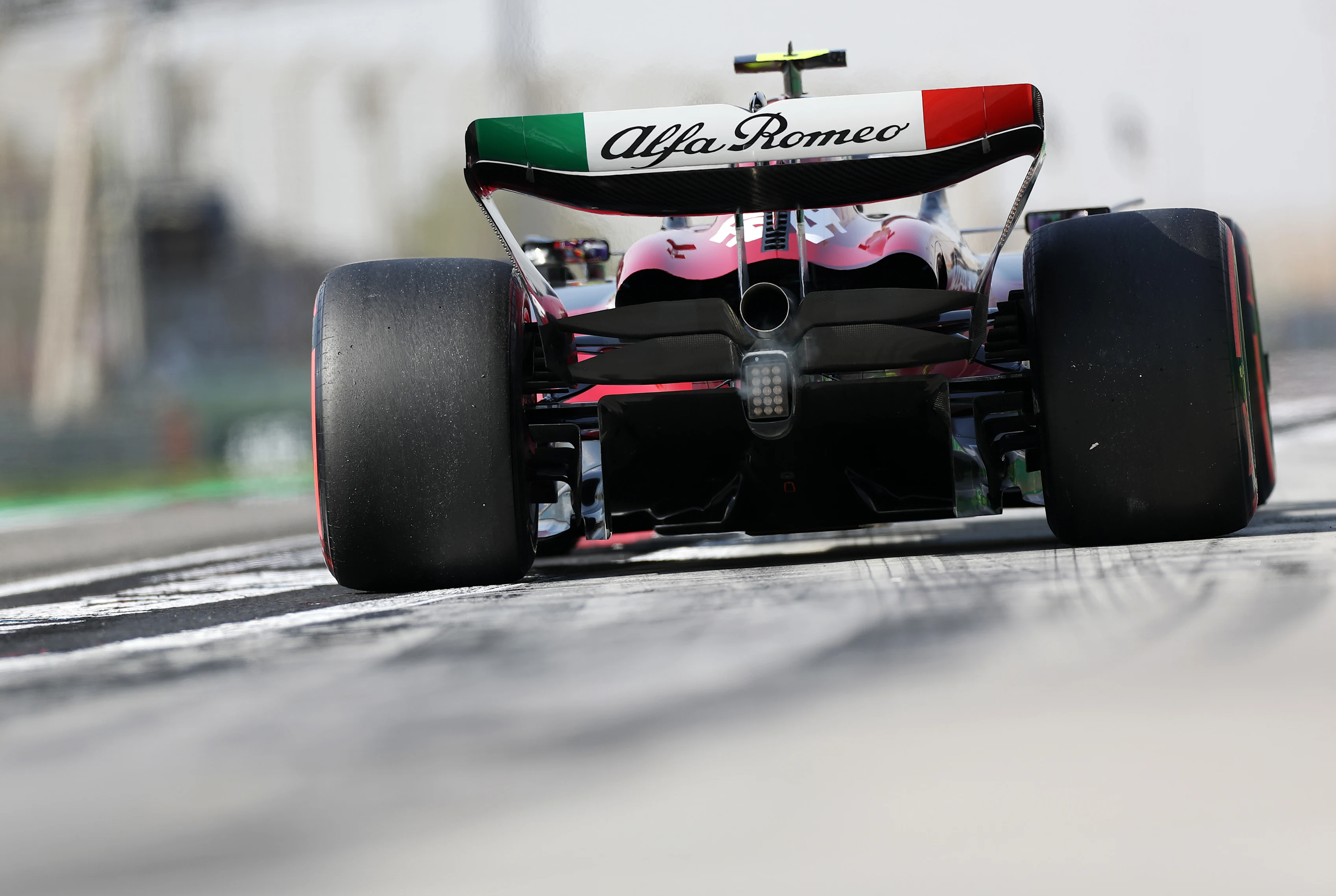 BAHRAIN, BAHRAIN - MARCH 04: Zhou Guanyu of China driving the (24) Alfa Romeo F1 C43 Ferrari in the