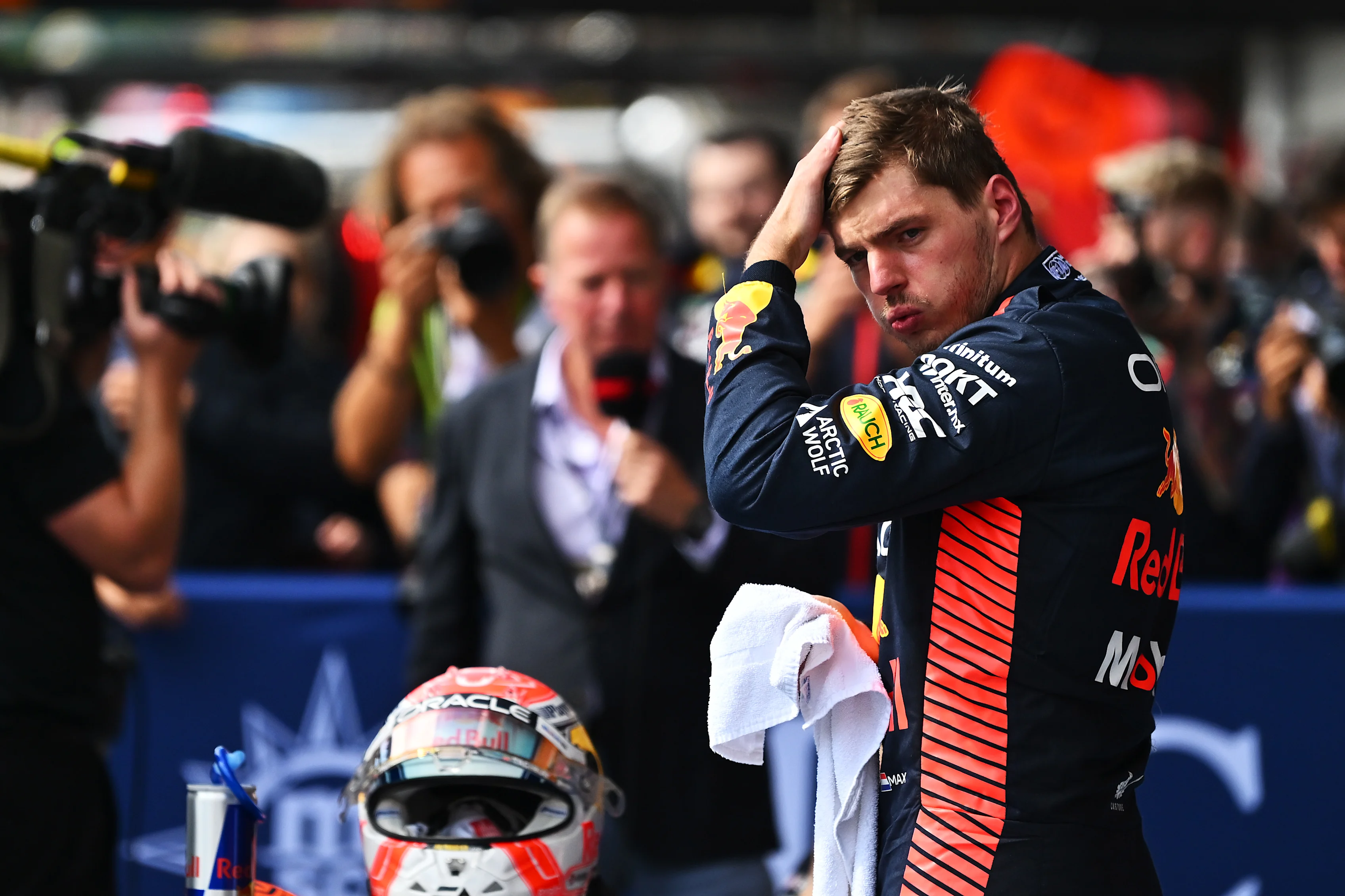 SPA, BELGIUM - JULY 30: Race winner Max Verstappen of the Netherlands and Oracle Red Bull Racing