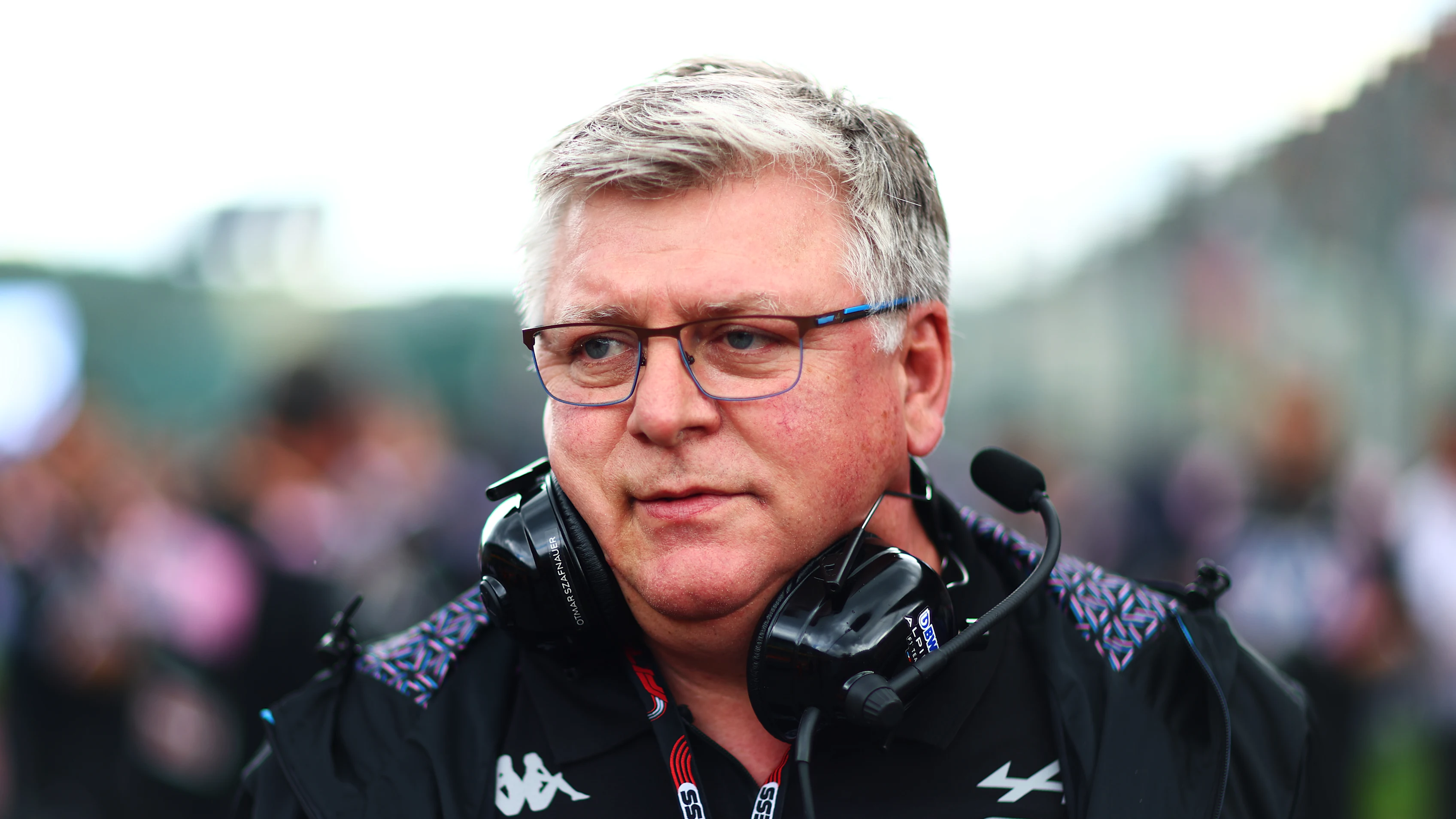 SPA, BELGIUM - JULY 29: Otmar Szafnauer, Team Principal of Alpine F1 looks on, on the grid during